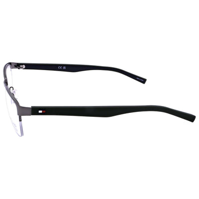 משקפי ראייה Tommy Hilfiger לגברים 53 מ״מ בצבע מט כהה Ruthenium