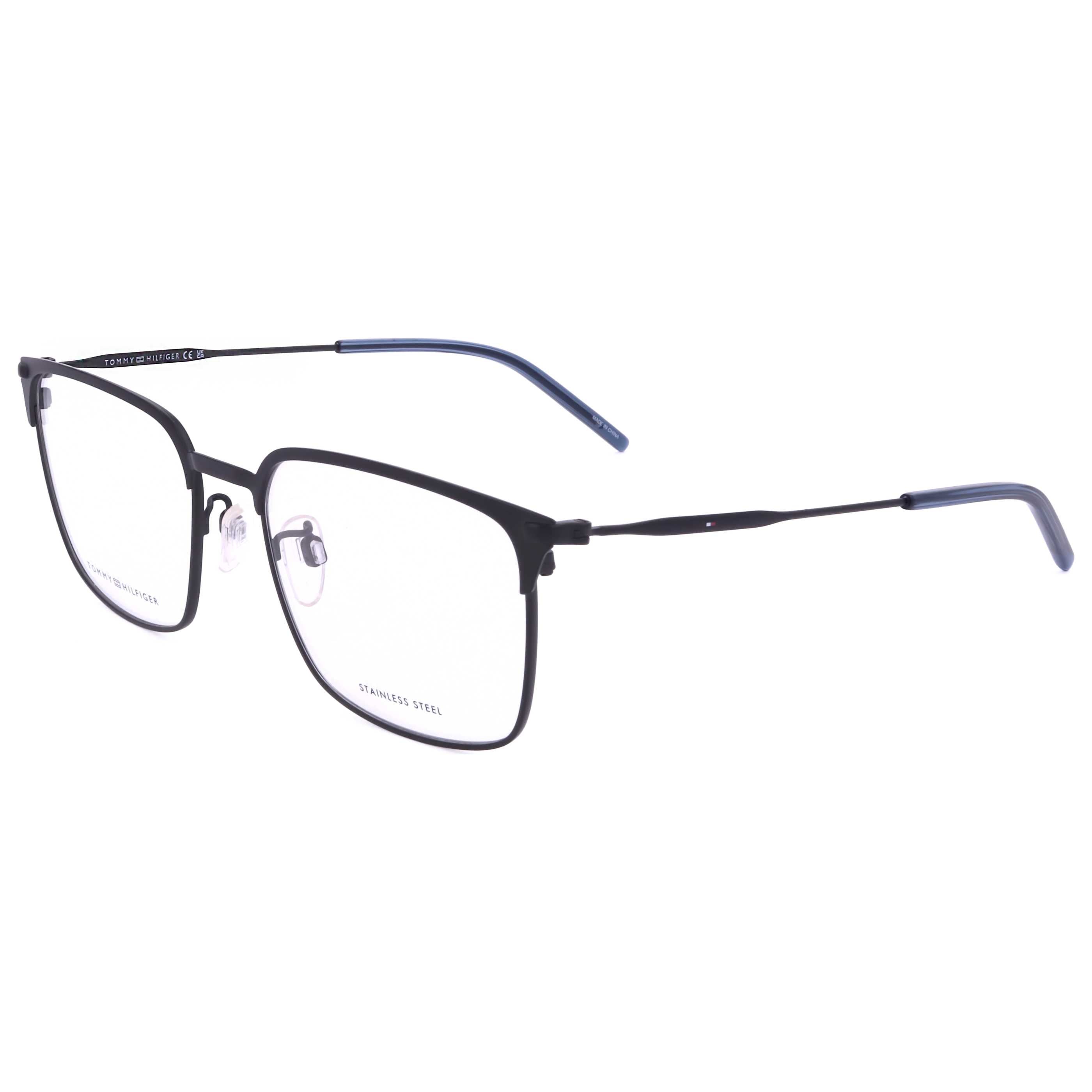 משקפי ראייה Tommy Hilfiger דגם Th2062 לגברים 54 מ״מ בצבע מט רותניום שחור