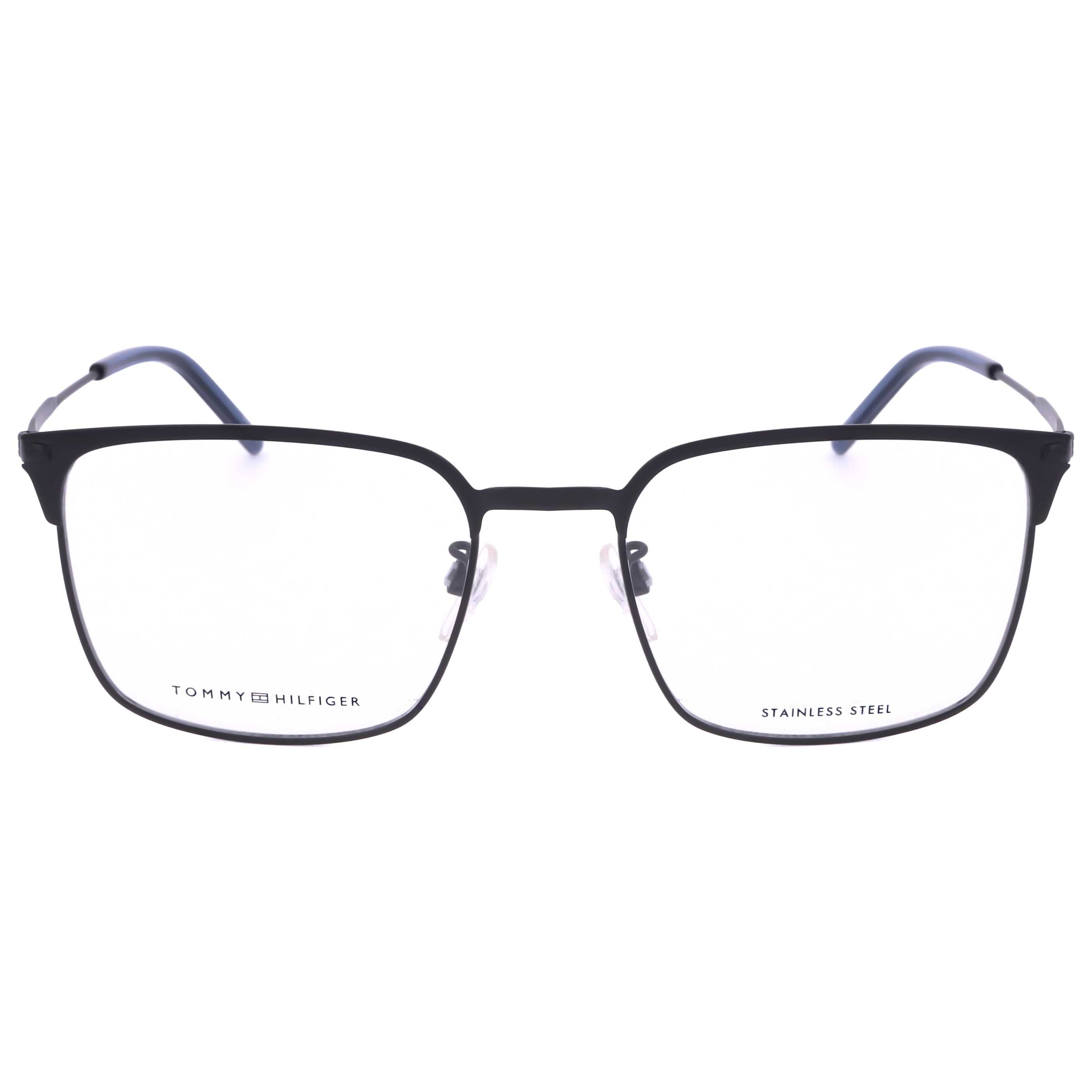 משקפי ראייה Tommy Hilfiger דגם Th2062 לגברים 54 מ״מ בצבע מט רותניום שחור