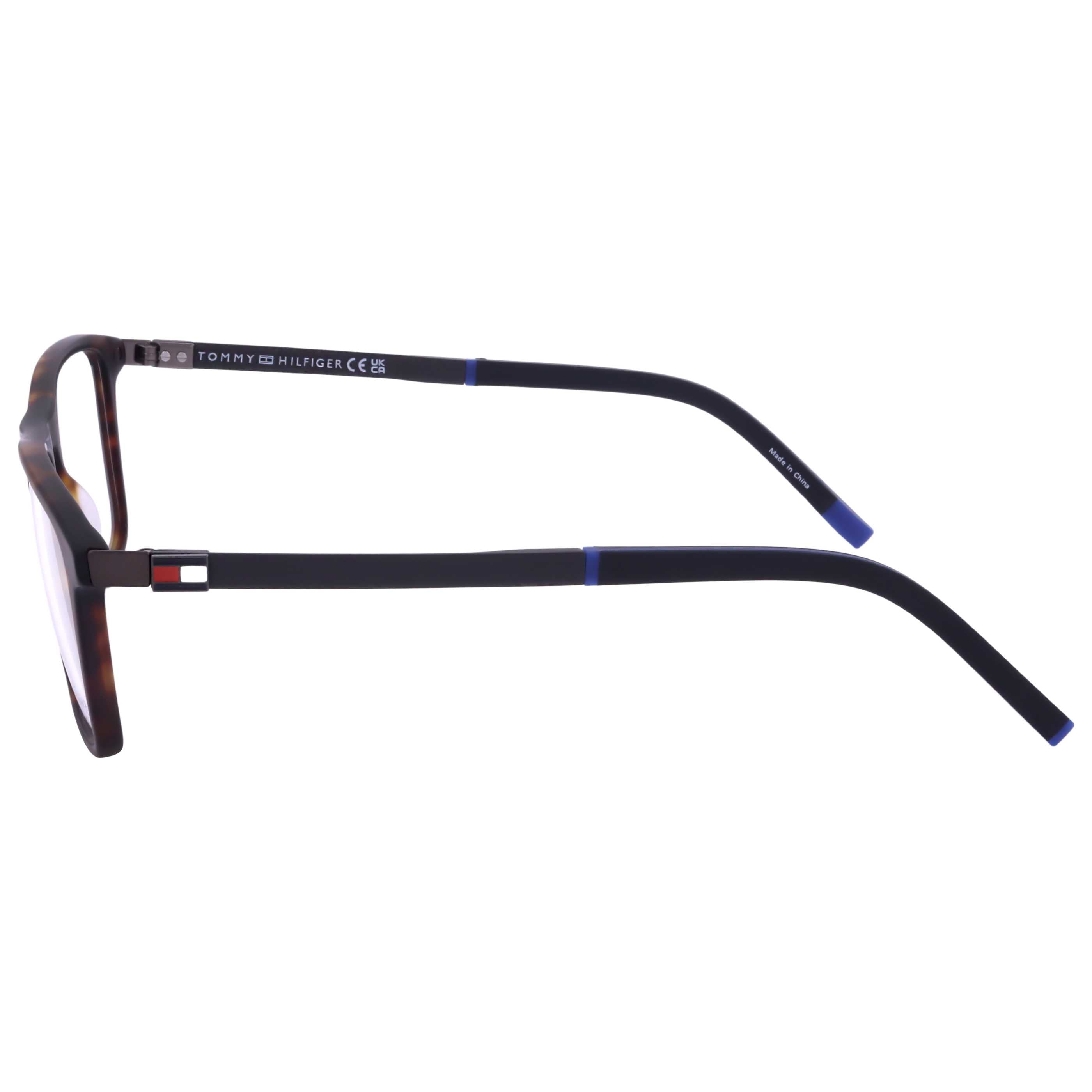 משקפי ראייה Tommy Hilfiger דגם Th2081 לגברים 53 מ״מ בצבע מט הוואנה