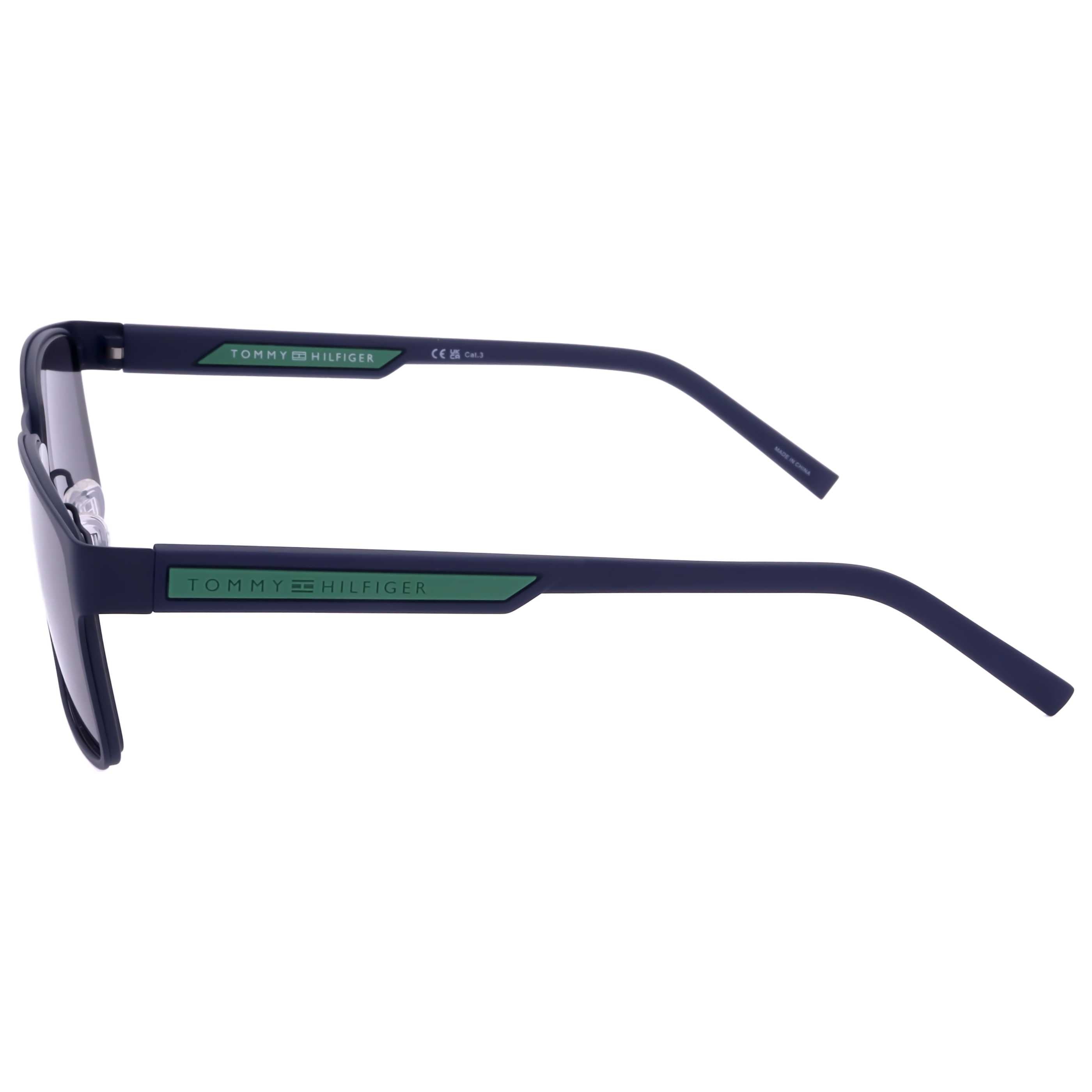 משקפי שמש Tommy Hilfiger דגם Th2087 לגברים 57 מ״מ בצבע כחול מט