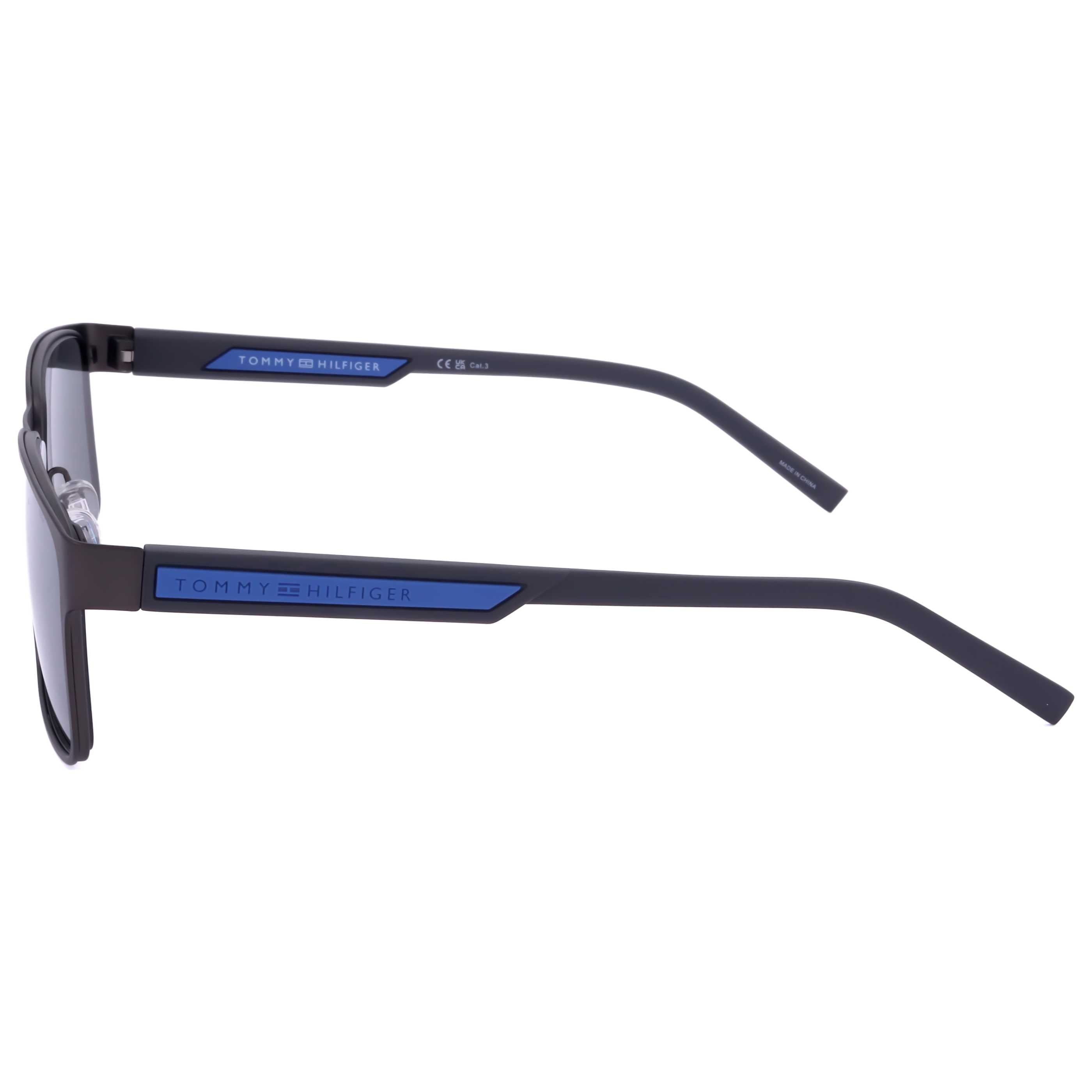 משקפי שמש Tommy Hilfiger דגם Th2087 לגברים 57 מ״מ בצבע מט רותניום שחור
