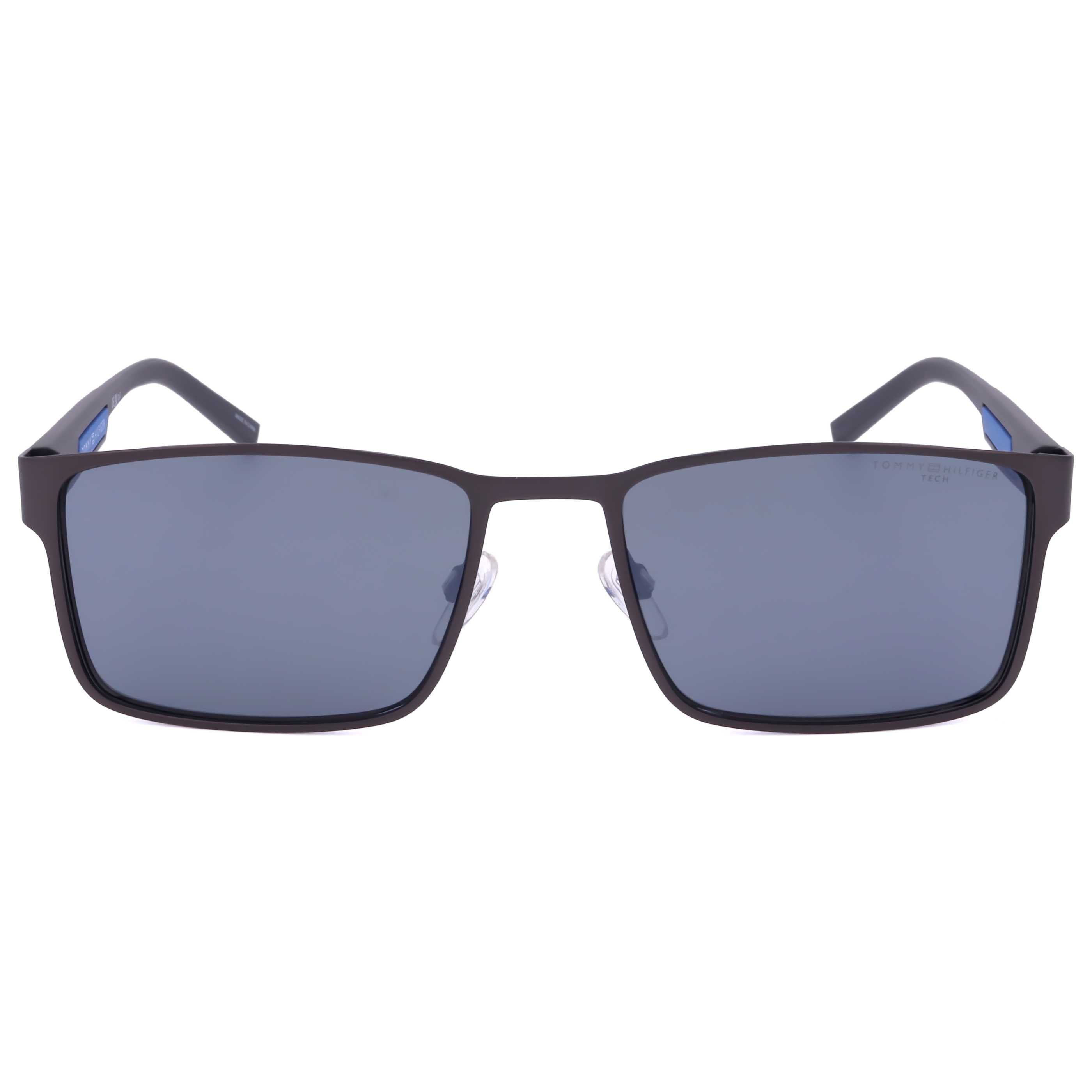 משקפי שמש Tommy Hilfiger דגם Th2087 לגברים 57 מ״מ בצבע מט רותניום שחור