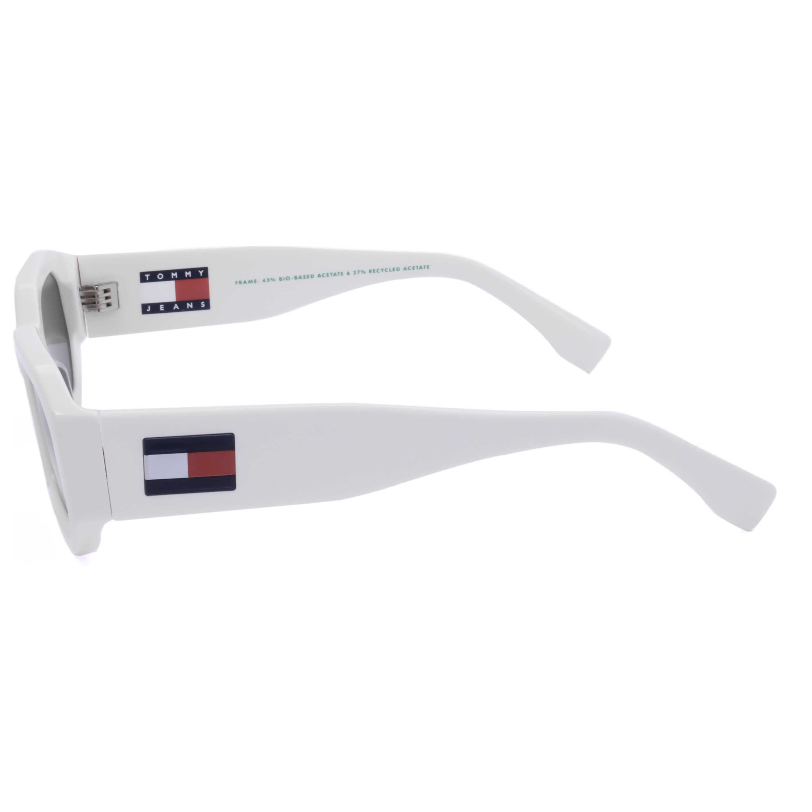 משקפי שמש Tommy Hilfiger דגם Tj0099 יוניסקס 53 מ״מ בצבע לבן