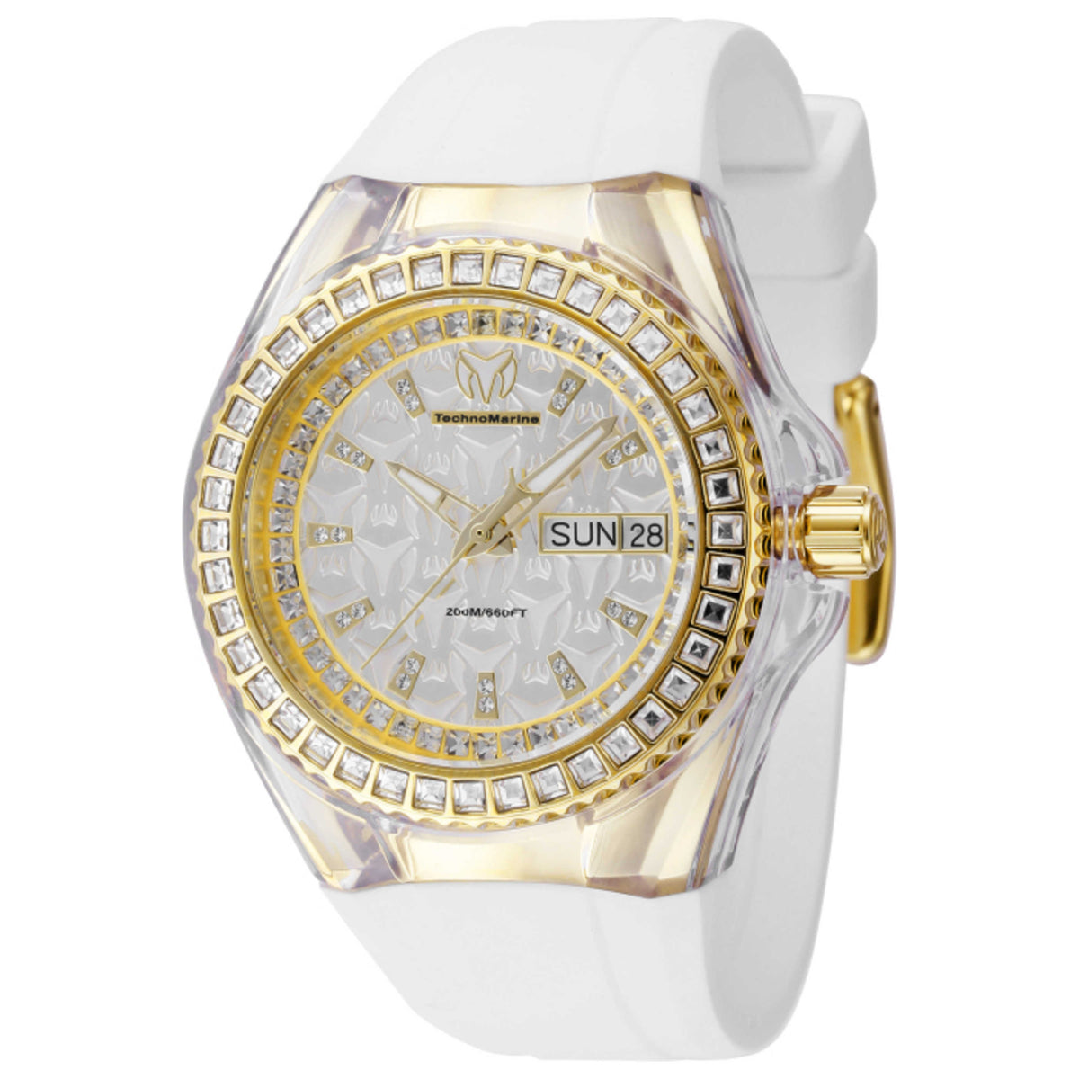שעון TechnoMarine דגם Cruise Monogram Diamond לנשים 40 מ״מ קוורץ