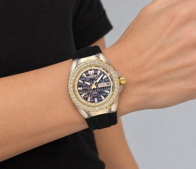 שעון TechnoMarine דגם Cruise Monogram Diamond לנשים 40 מ״מ קוורץ