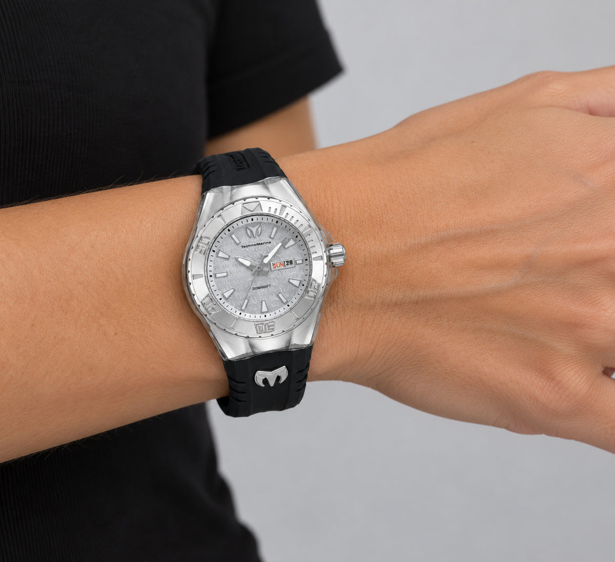 TechnoMarine Women's Cruise Monogram 36.5mm Quartz Watch TM-122016
