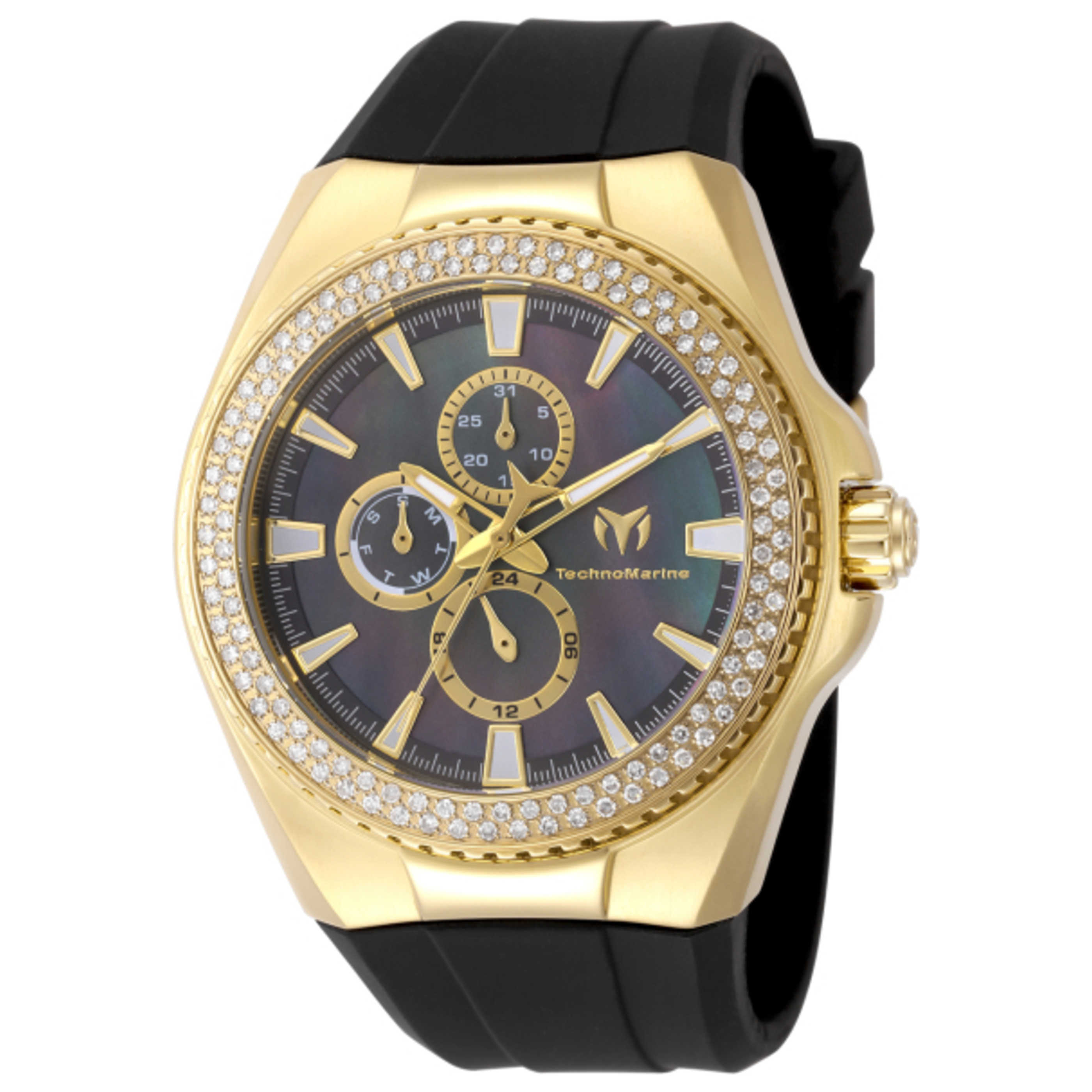 שעון לגבר Cruise Monogram של TechnoMarine, קוורץ, 45 מ״מ