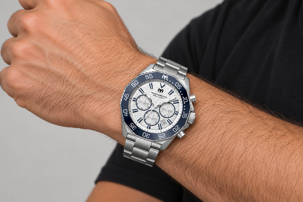 TechnoMarine Men's Mara Vivo 44mm Quartz Watch TM-225082