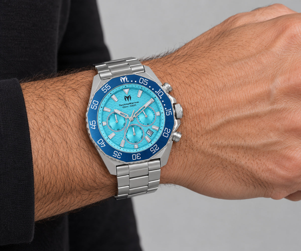 TechnoMarine Men's Mara Vivo 44mm Quartz Watch TM-225089