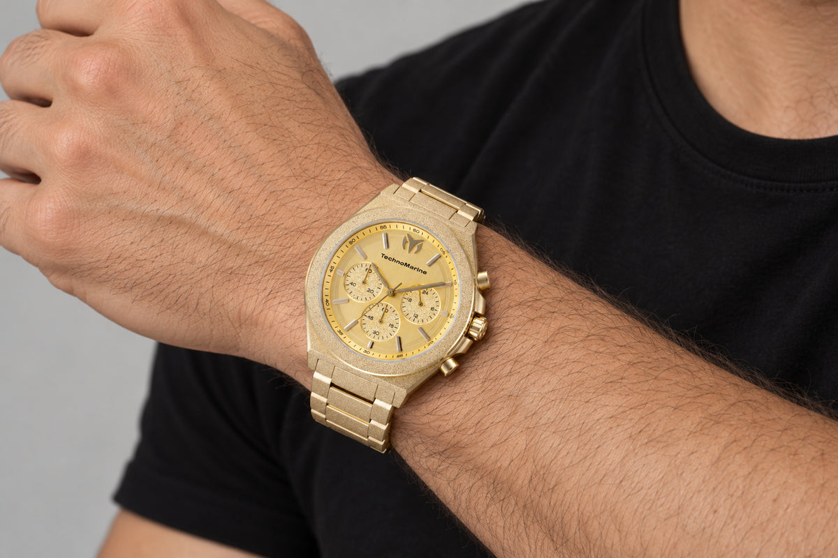 שעון TechnoMarine דגם Ocean Emperor גברים 43 מ״מ קוורץ