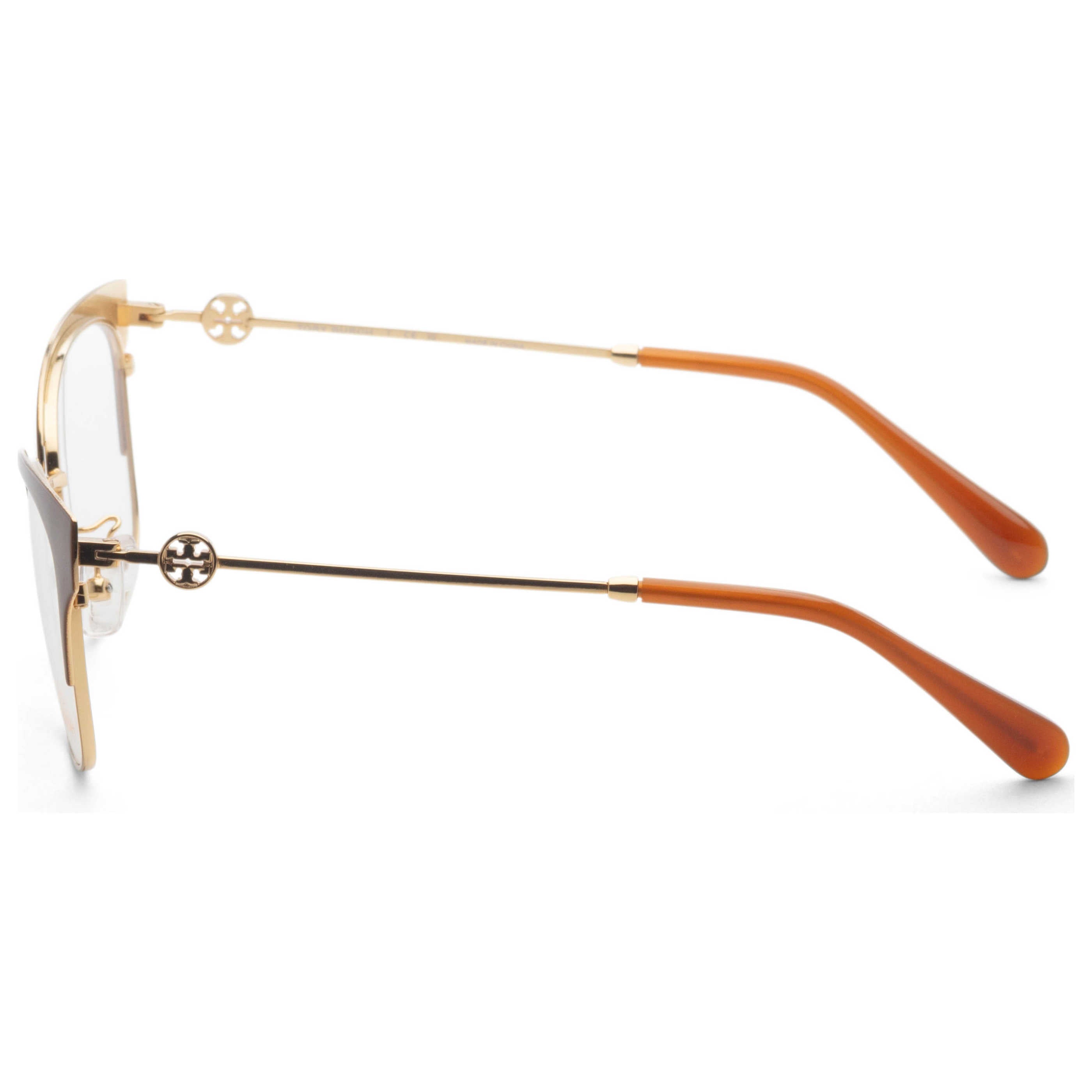 משקפי ראייה Tory Burch דגם Ty1089 לנשים 52 מ״מ בצבע מבריק זהב Camel