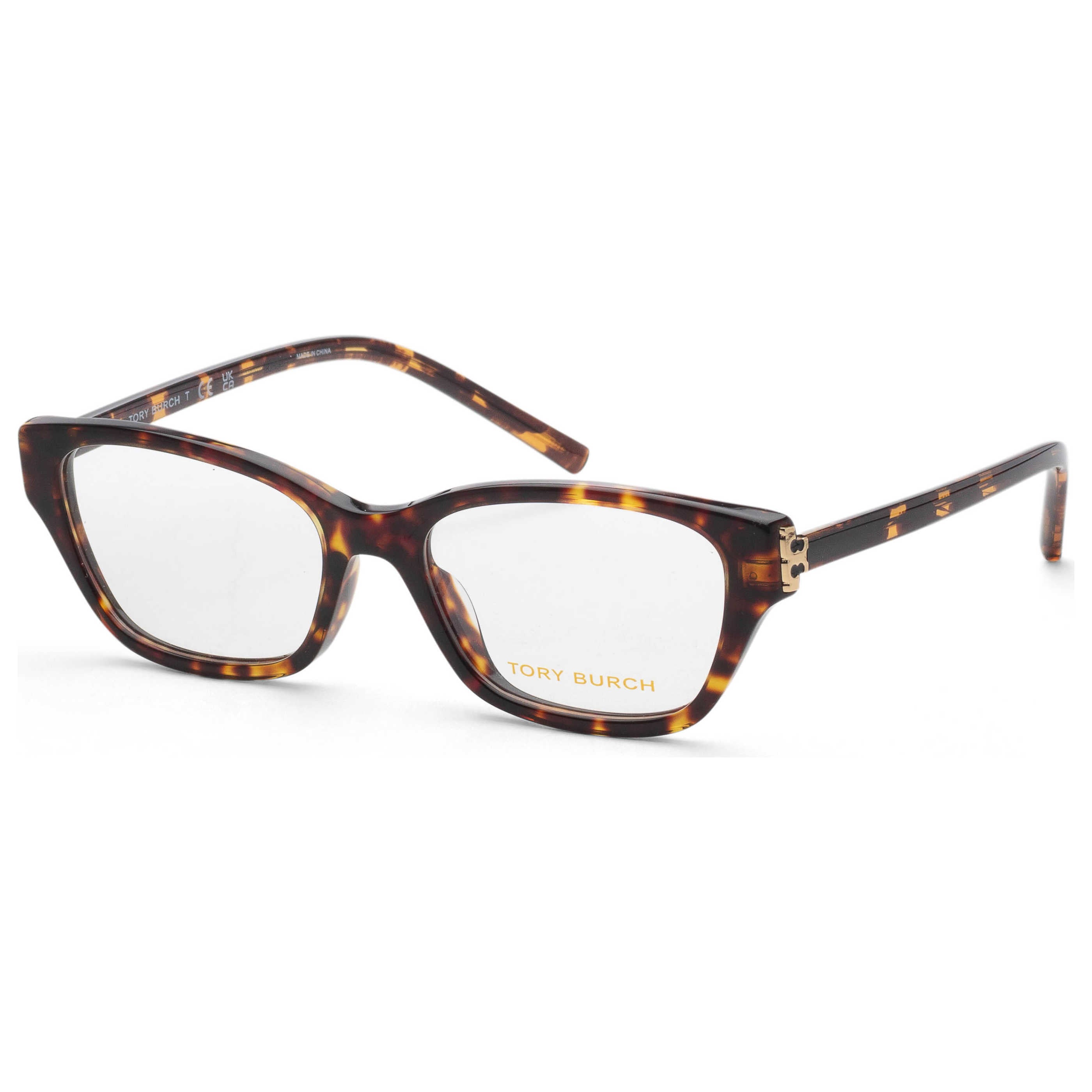 משקפי ראייה Tory Burch דגם Ty2145U לנשים 52 מ״מ בצבע שריון צב כהה