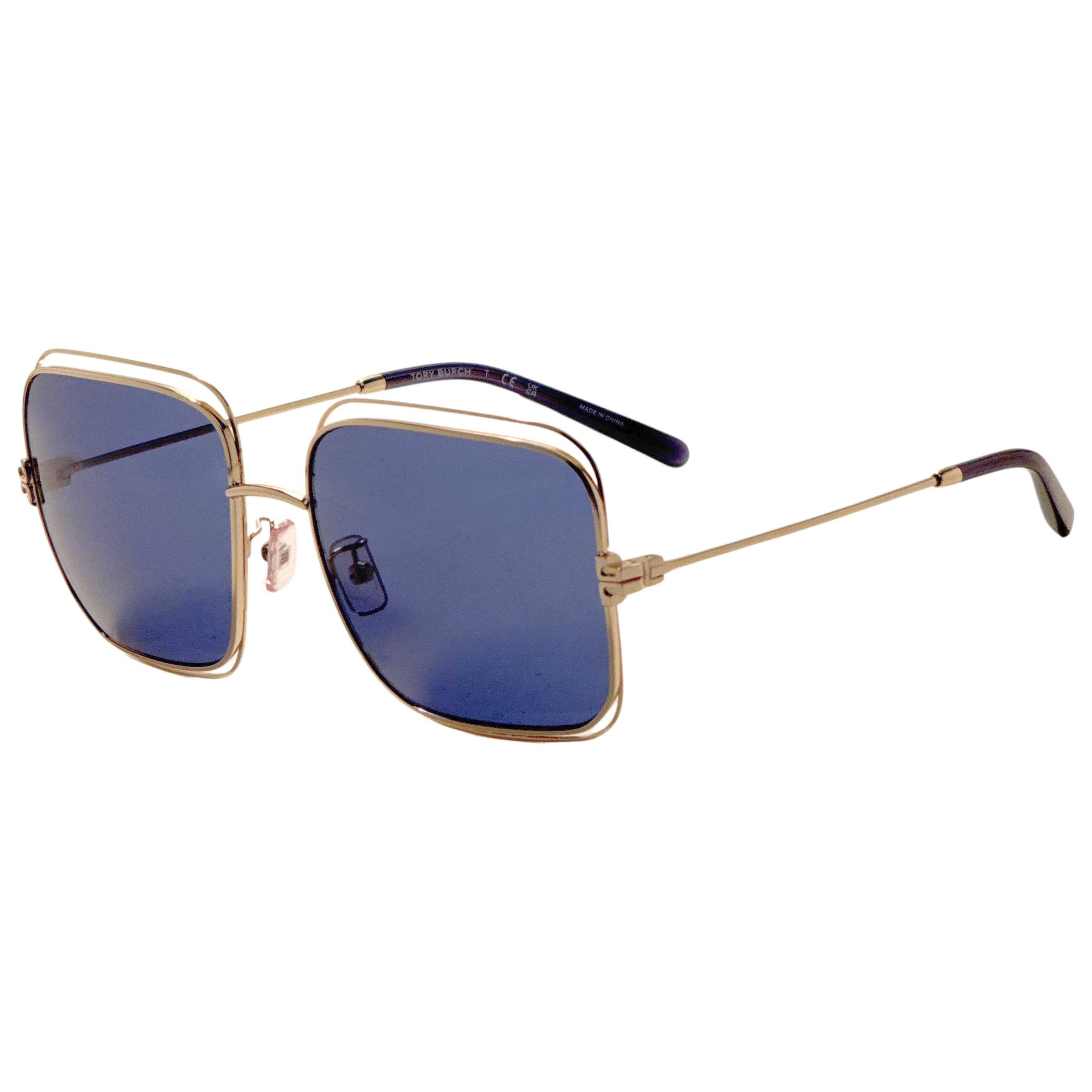 משקפי שמש Tory Burch דגם Ty6107 לנשים 57 מ״מ בצבע מבריק Light זהב