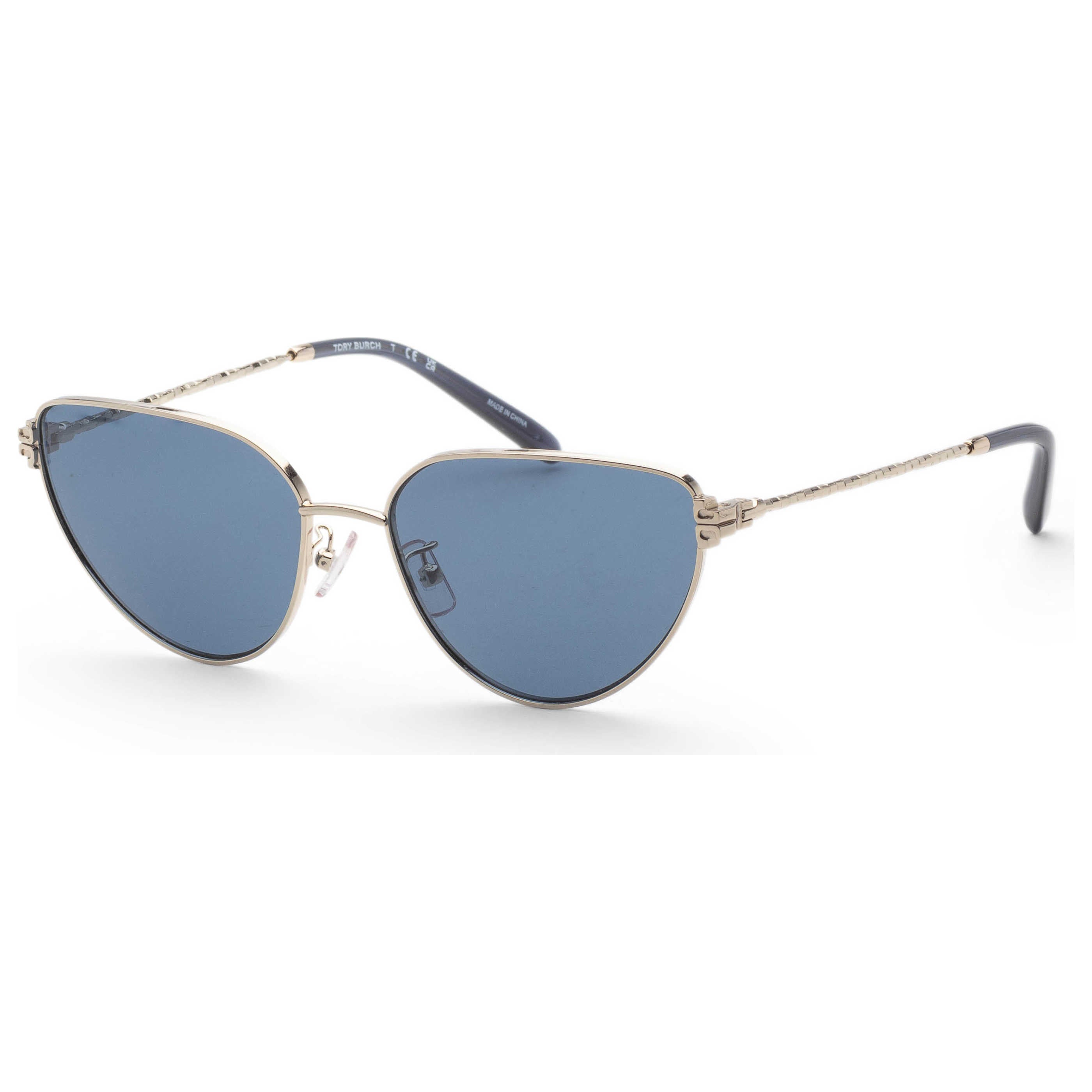 משקפי שמש Tory Burch דגם Ty6110 לנשים 56 מ״מ בצבע Light זהב