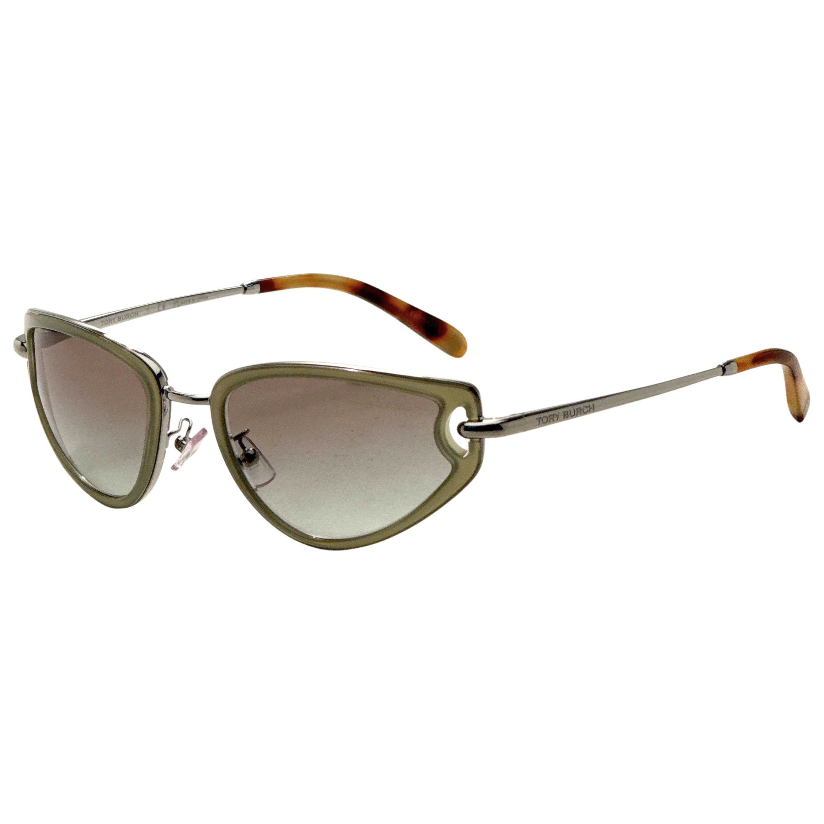 משקפי שמש Tory Burch דגם Ty6115 לנשים 53 מ״מ בצבע Milky ירוק