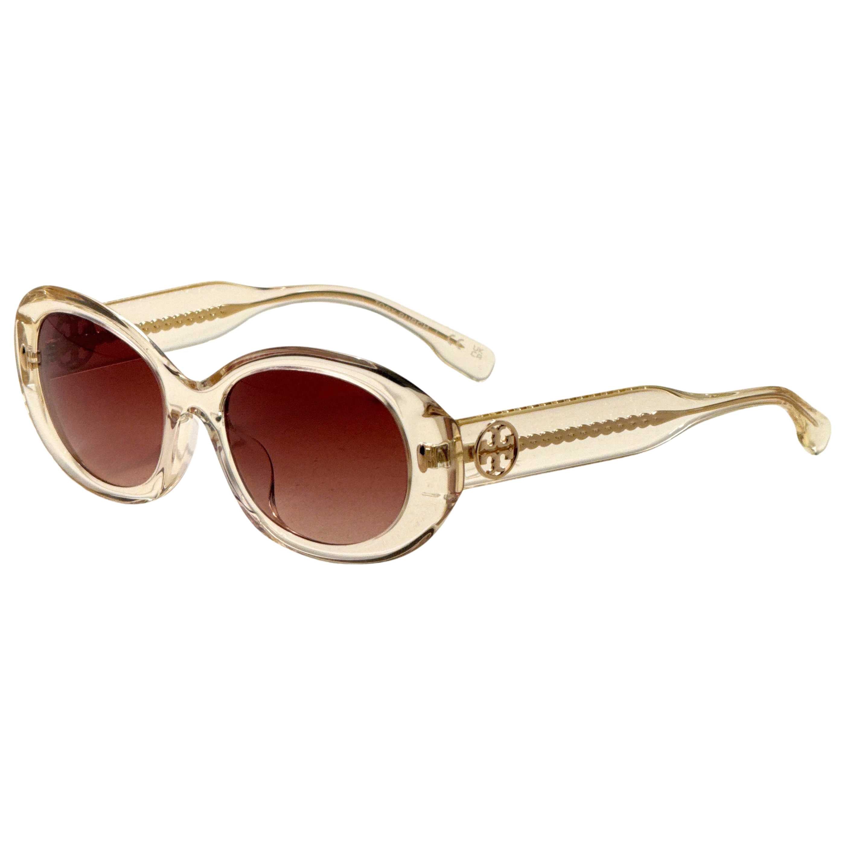 משקפי שמש Tory Burch דגם Ty7214U לנשים 53 מ״מ בצבע שקוף Pinot