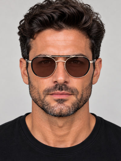 Under Armour Unisex 55mm Light Gold Sunglasses UA0008-G-S-3YG
