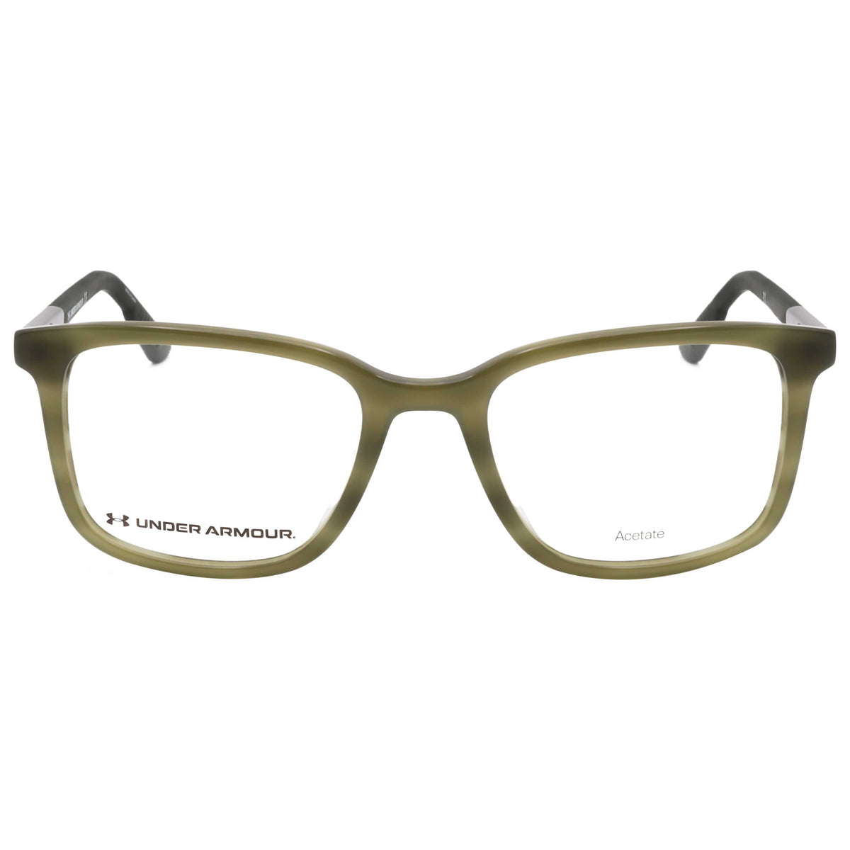משקפי ראייה Under Armour דגם Ua5010 לגברים 53 מ״מ בצבע ירוק Horn