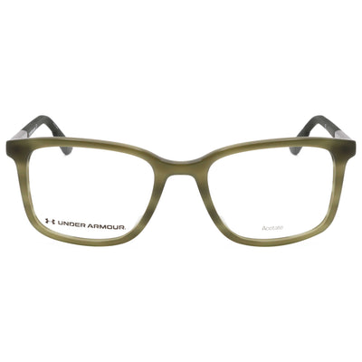 משקפי ראייה Under Armour דגם Ua5010 לגברים 53 מ״מ בצבע ירוק Horn