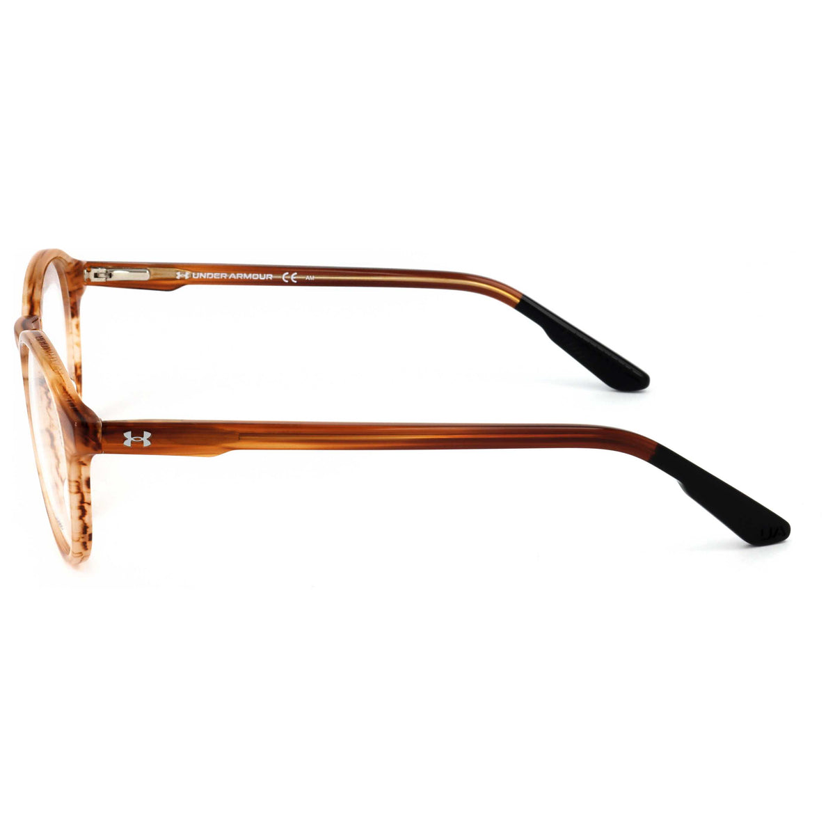 Under Armour Men's 50 mm Brown Horn Eyeglasses UA5017-G-EX4-50