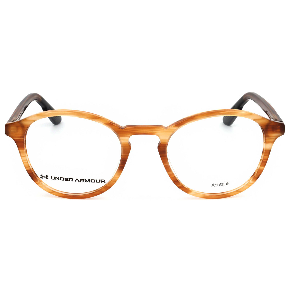 Under Armour Men's 50 mm Brown Horn Eyeglasses UA5017-G-EX4-50