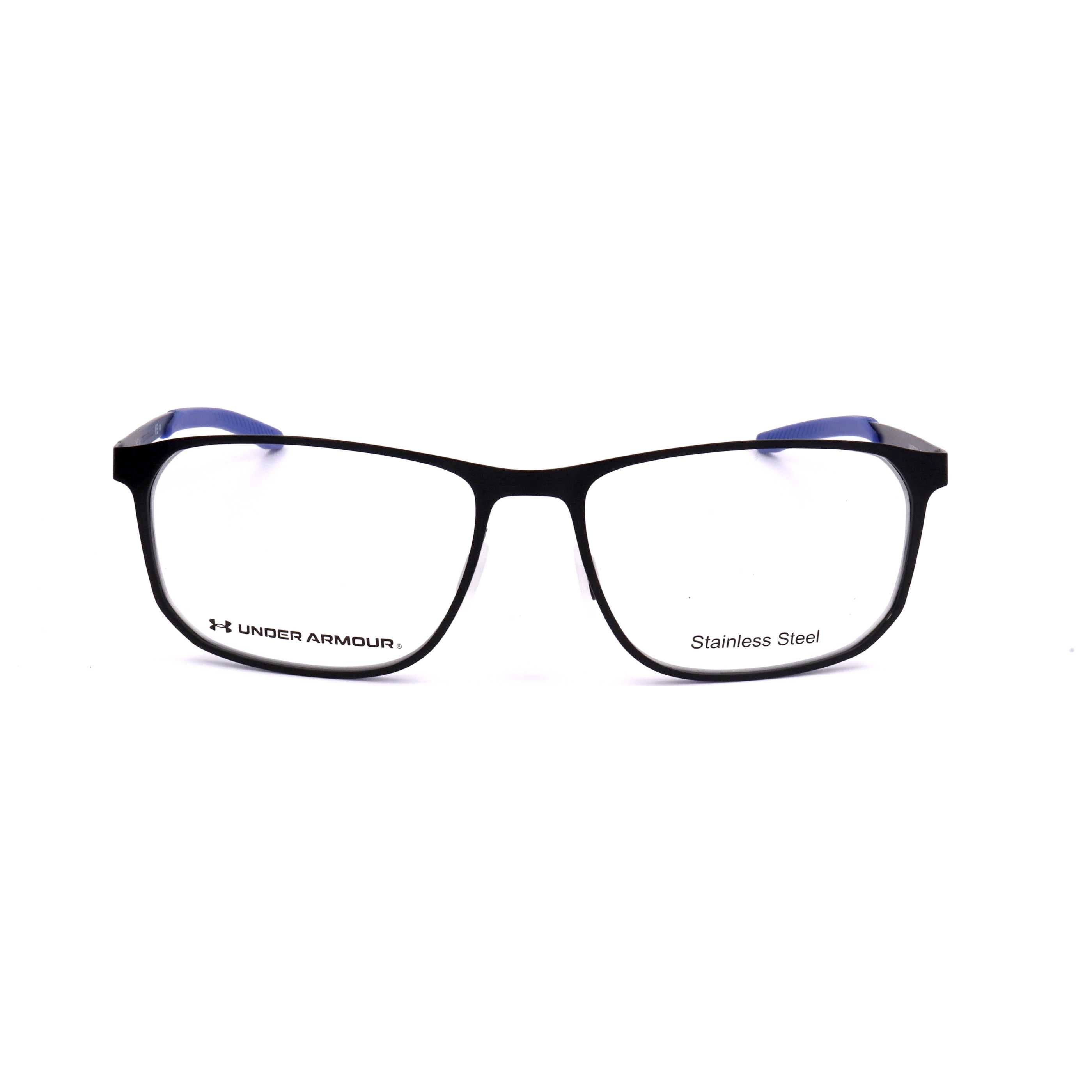 משקפי ראייה Under Armour דגם Ua5029 לגברים 58 מ״מ בצבע שחור מט כחול