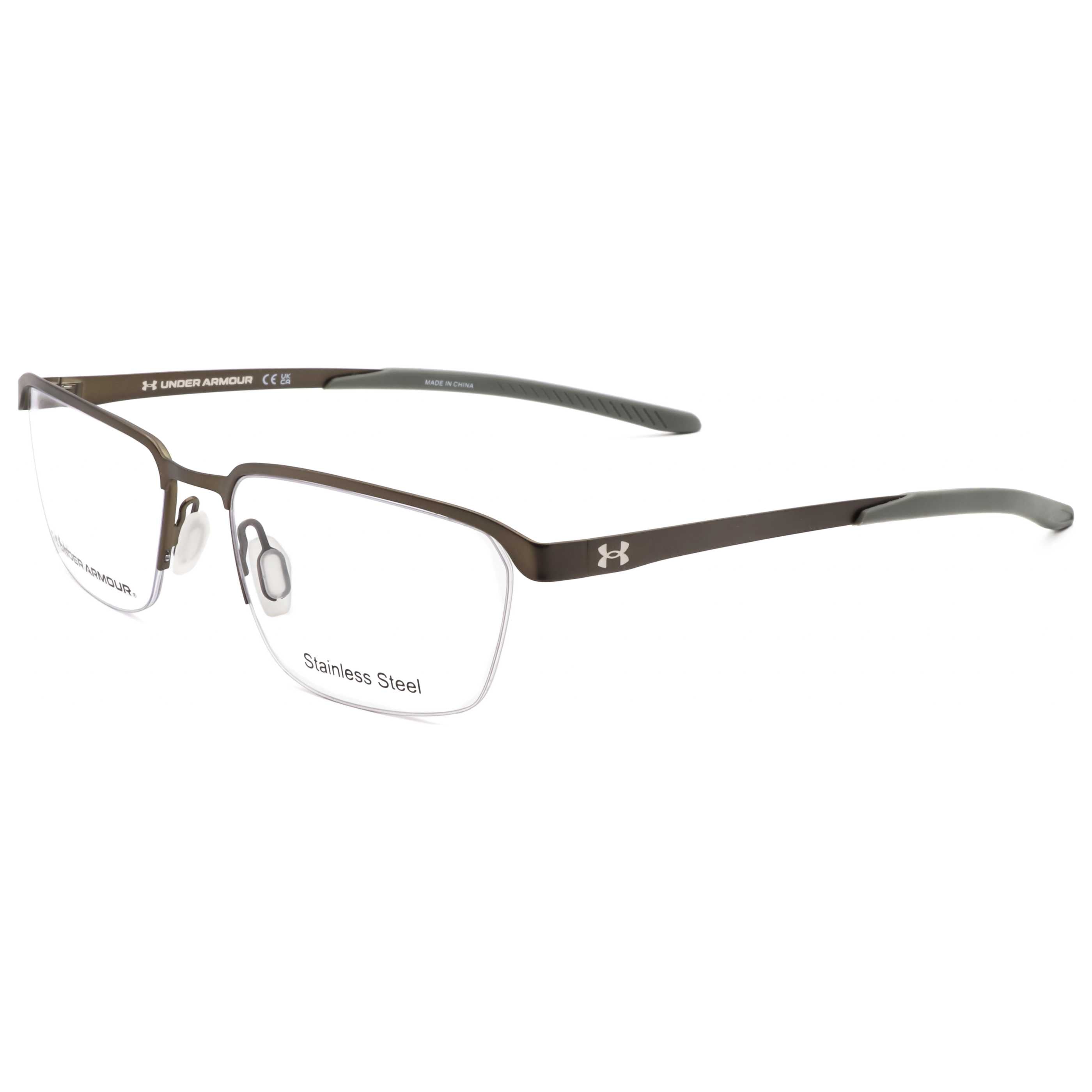 משקפי ראייה Under Armour דגם Ua5051 לגברים 54 מ״מ בצבע אפור חום