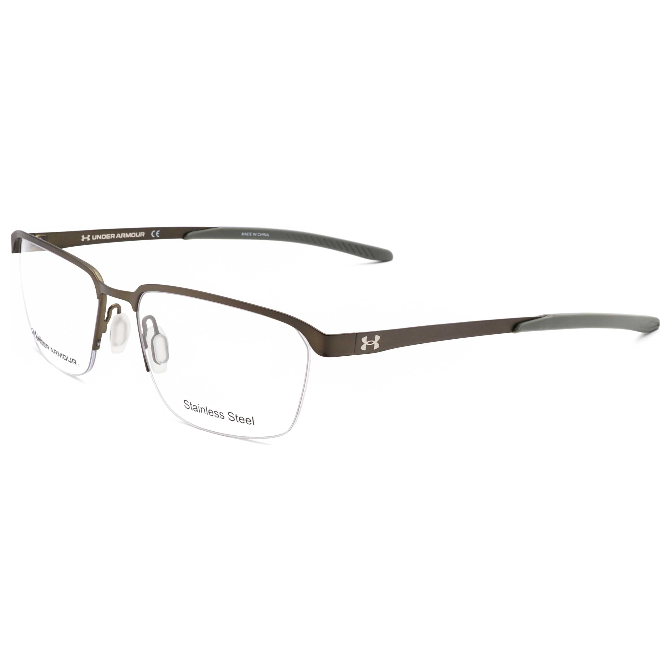 משקפי ראייה Under Armour דגם Ua5051 לגברים 56 מ״מ בצבע אפור חום