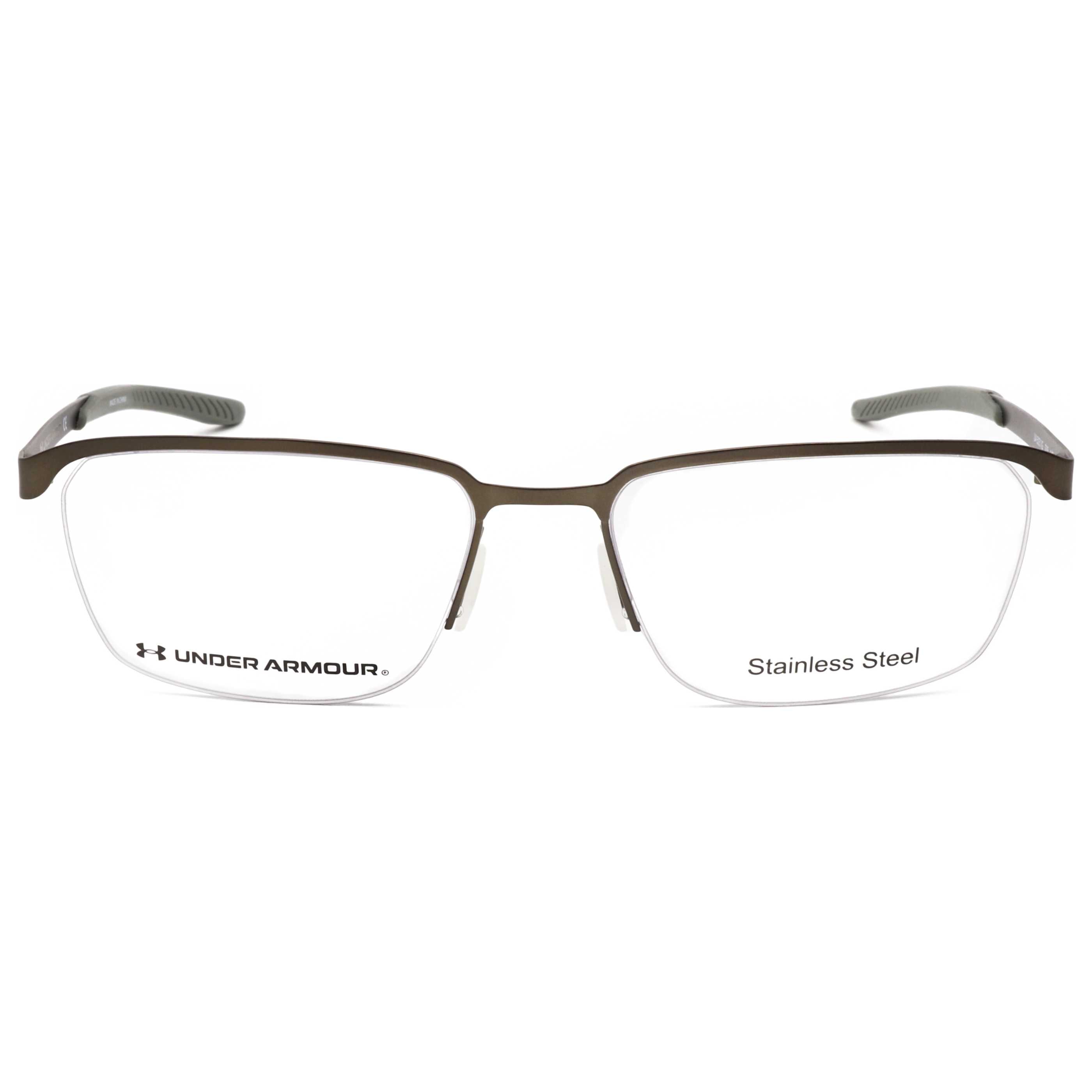 משקפי ראייה Under Armour דגם Ua5051 לגברים 56 מ״מ בצבע אפור חום