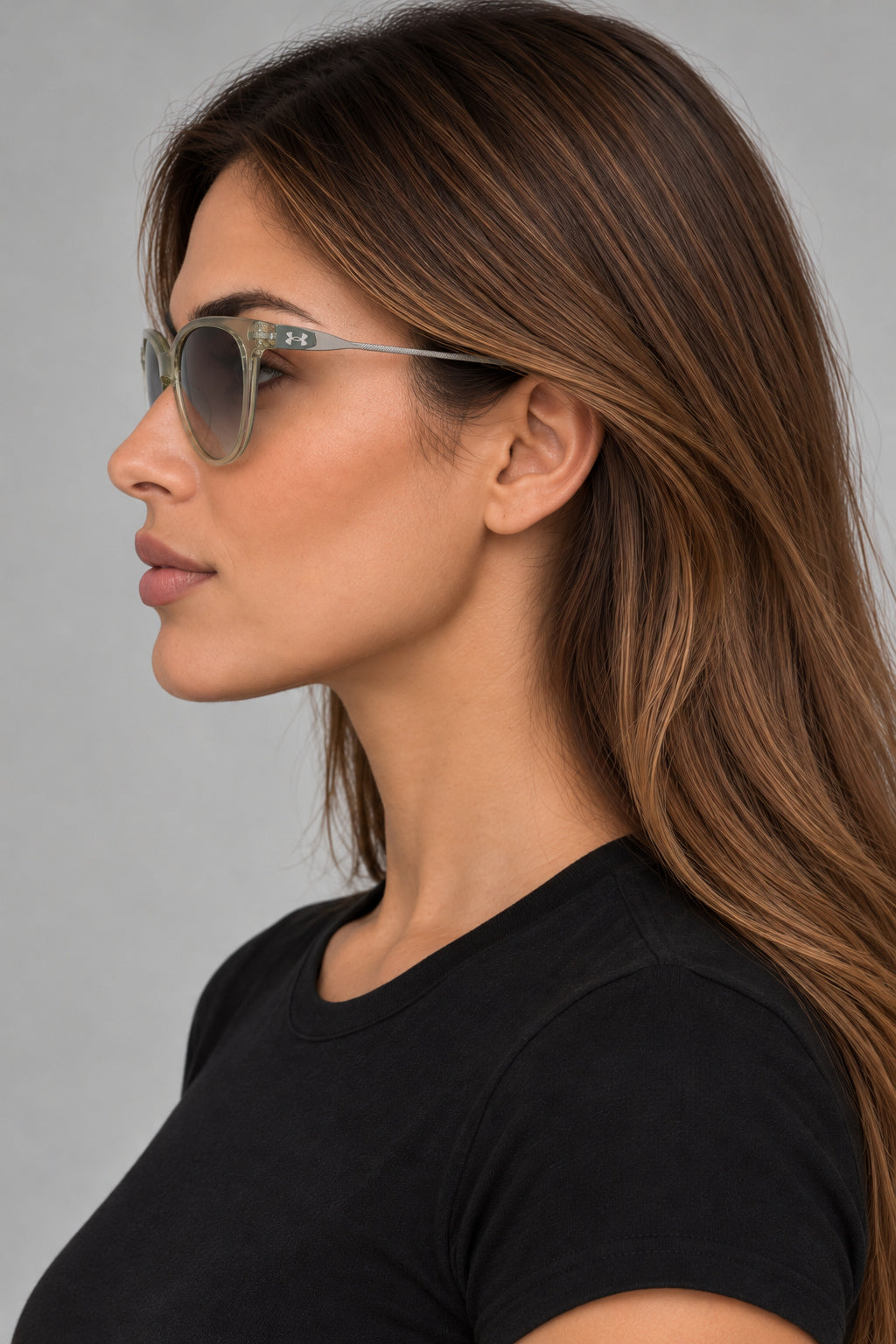 Under Armour Women's 54 mm Green Crystal Sunglasses UAEXPANSE-B59-54