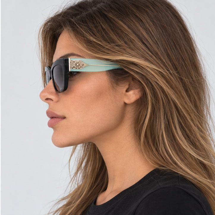 משקפי שמש Kate Spade דגם Valeria לנשים 53 מ״מ בצבע שחור