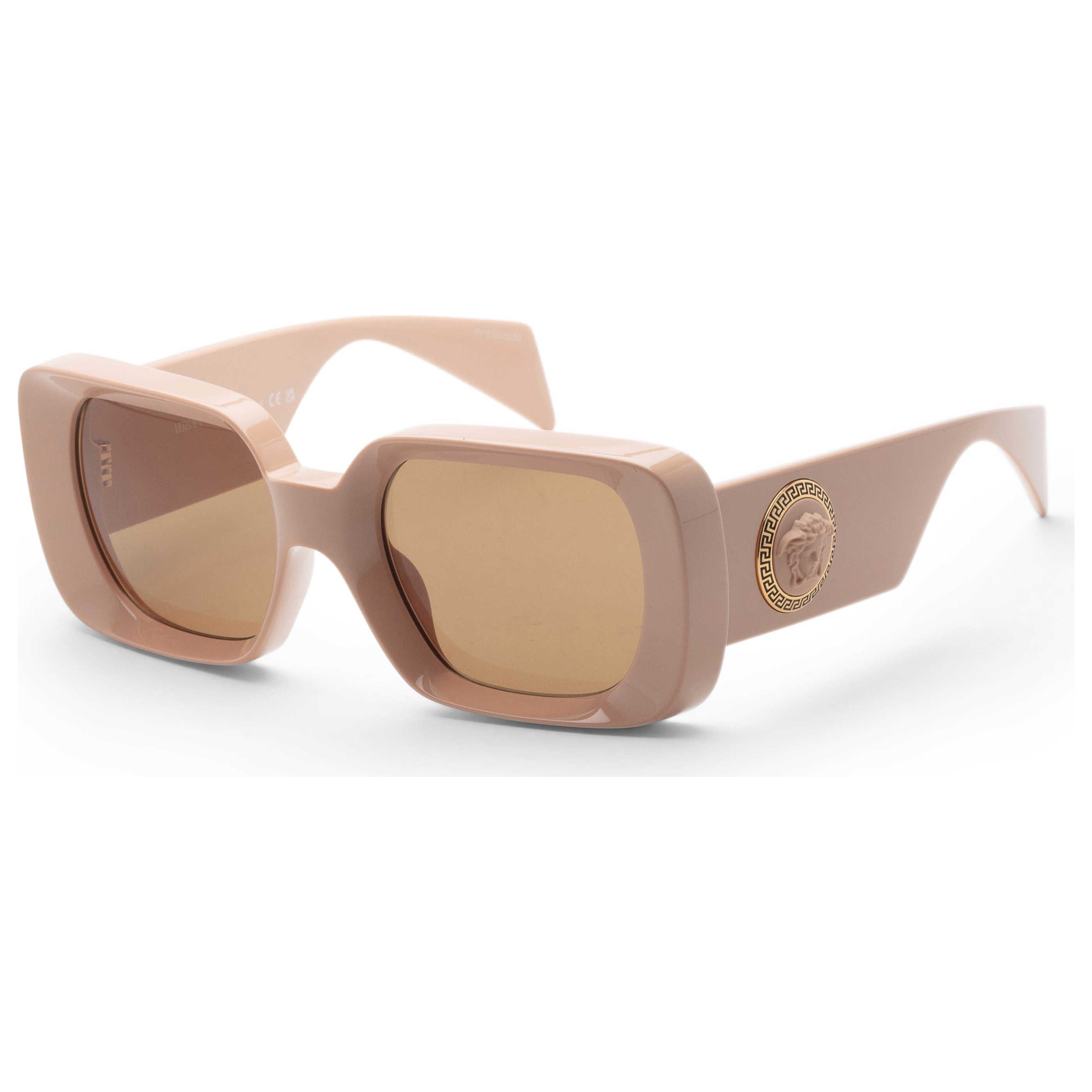 משקפי שמש Versace דגם Fashion לנשים 54 מ״מ בצבע בז׳
