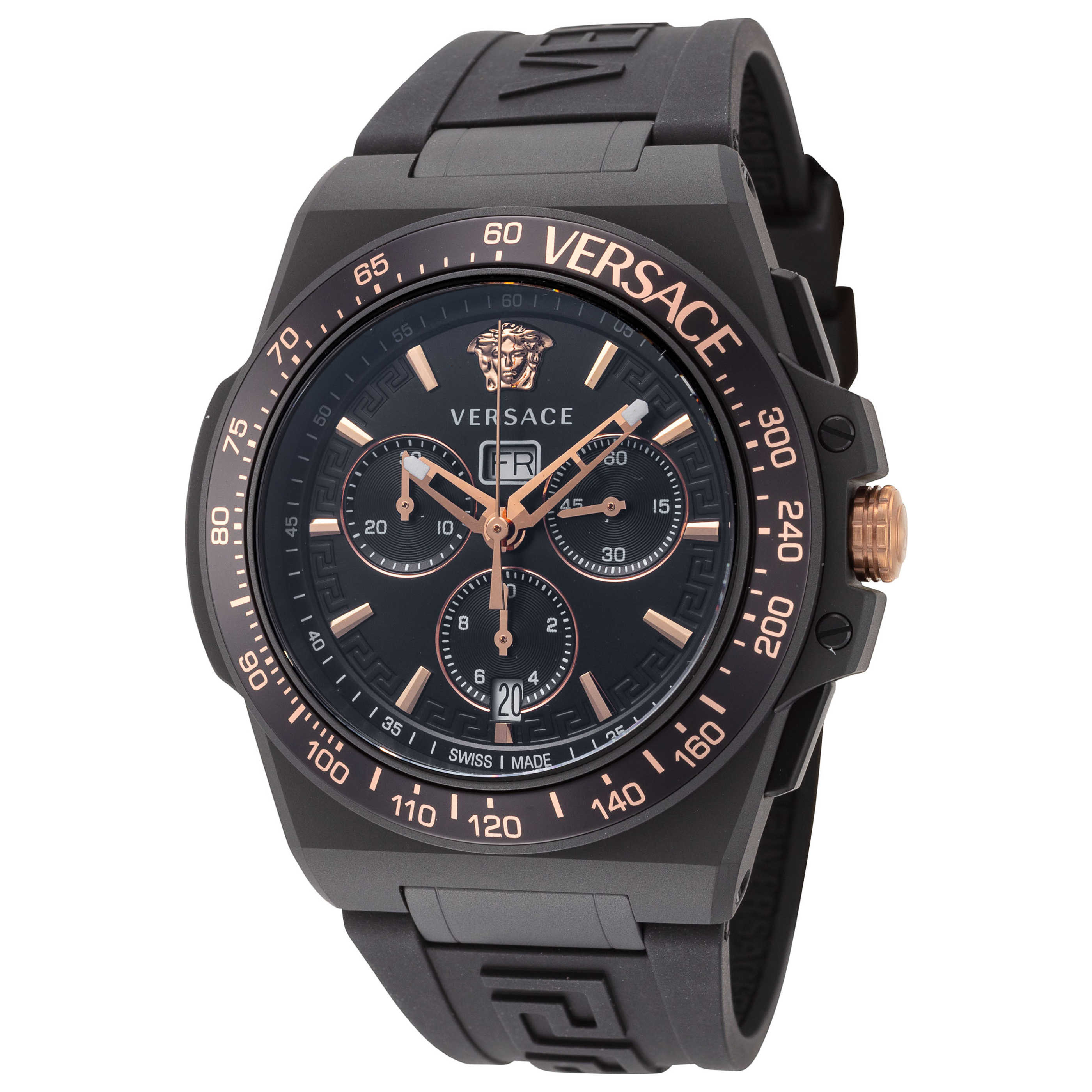 שעון לגבר Greca Extreme של Versace, קוורץ, 45 מ״מ
