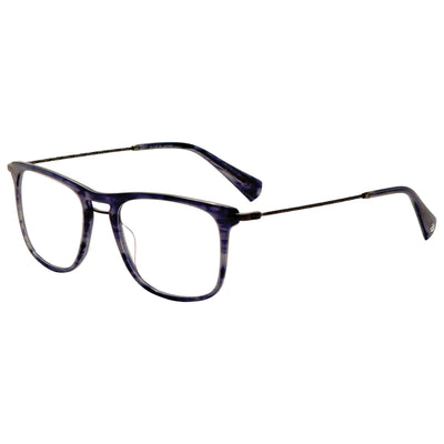 John Varvatos Men's 52 mm Blue Horn Eyeglasses VJV420520BLH