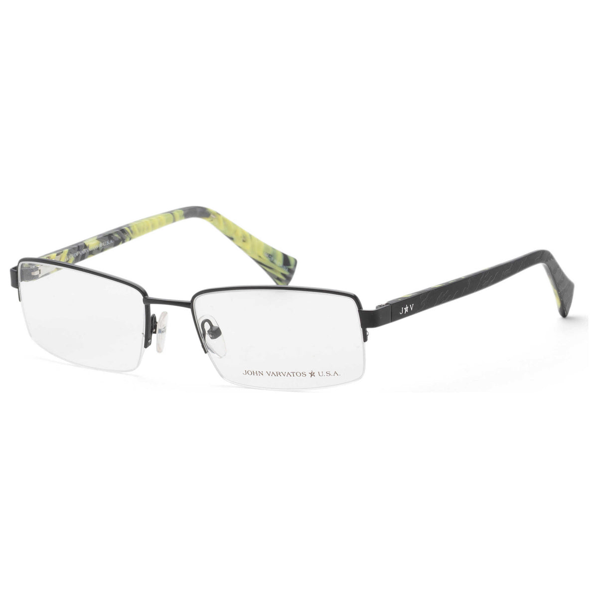John Varvatos Men's 56mm Black Eyeglasses VJVC006560BLA