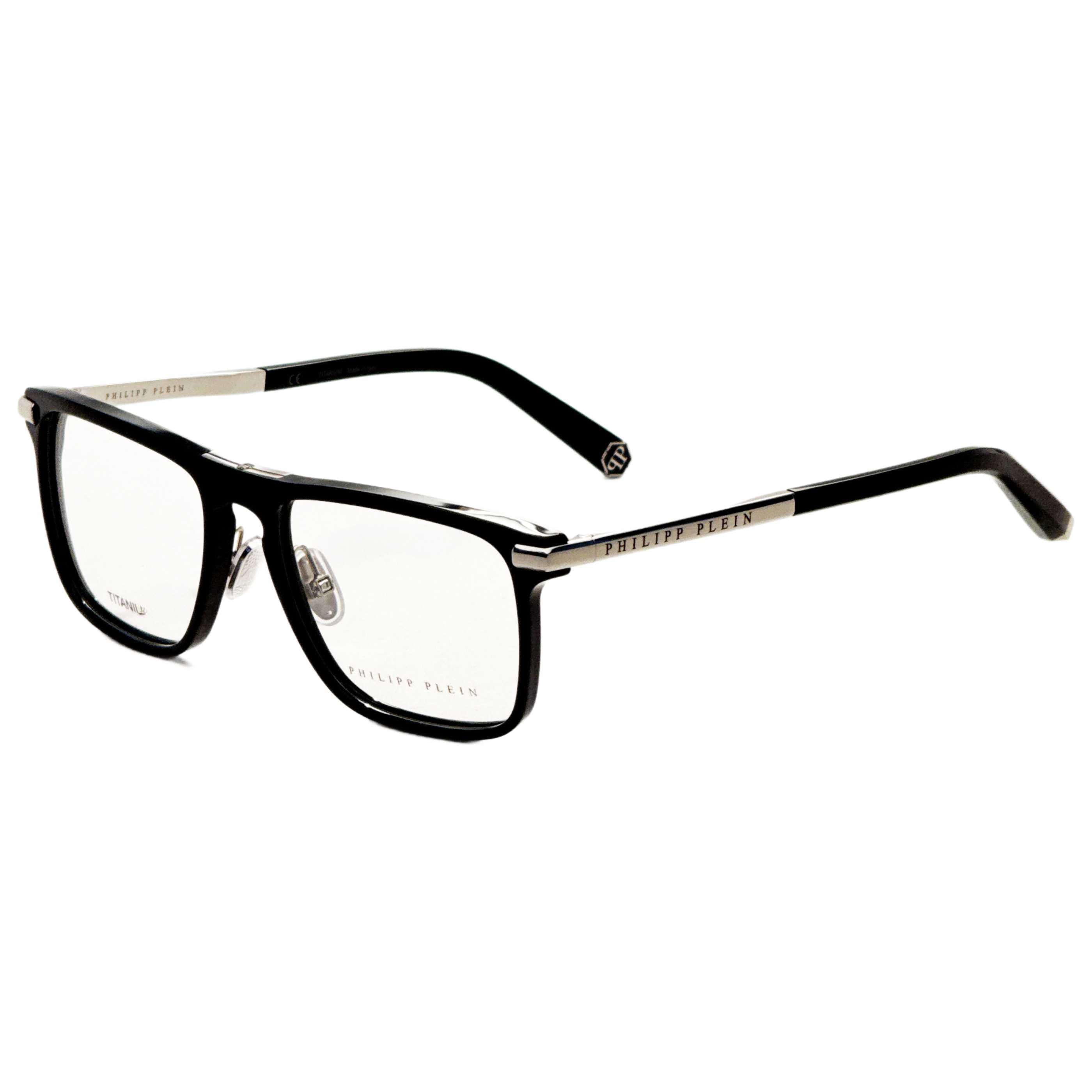 משקפי ראייה Philipp Plein דגם Vpp019M0700 לגברים 53 מ״מ בצבע שחור