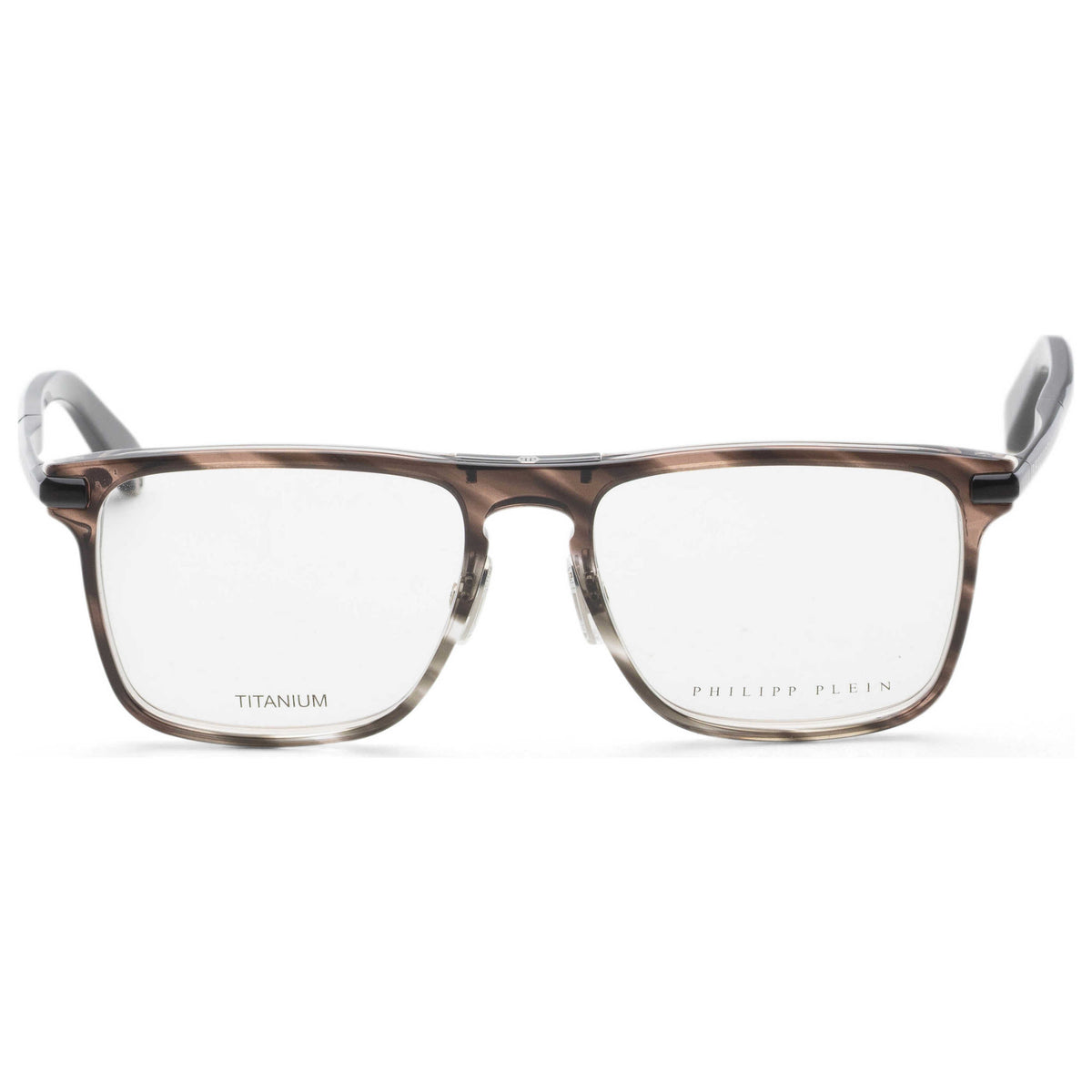 משקפי ראייה Philipp Plein דגם Vpp019M0Xas לגברים 53 מ״מ בצבע חום
