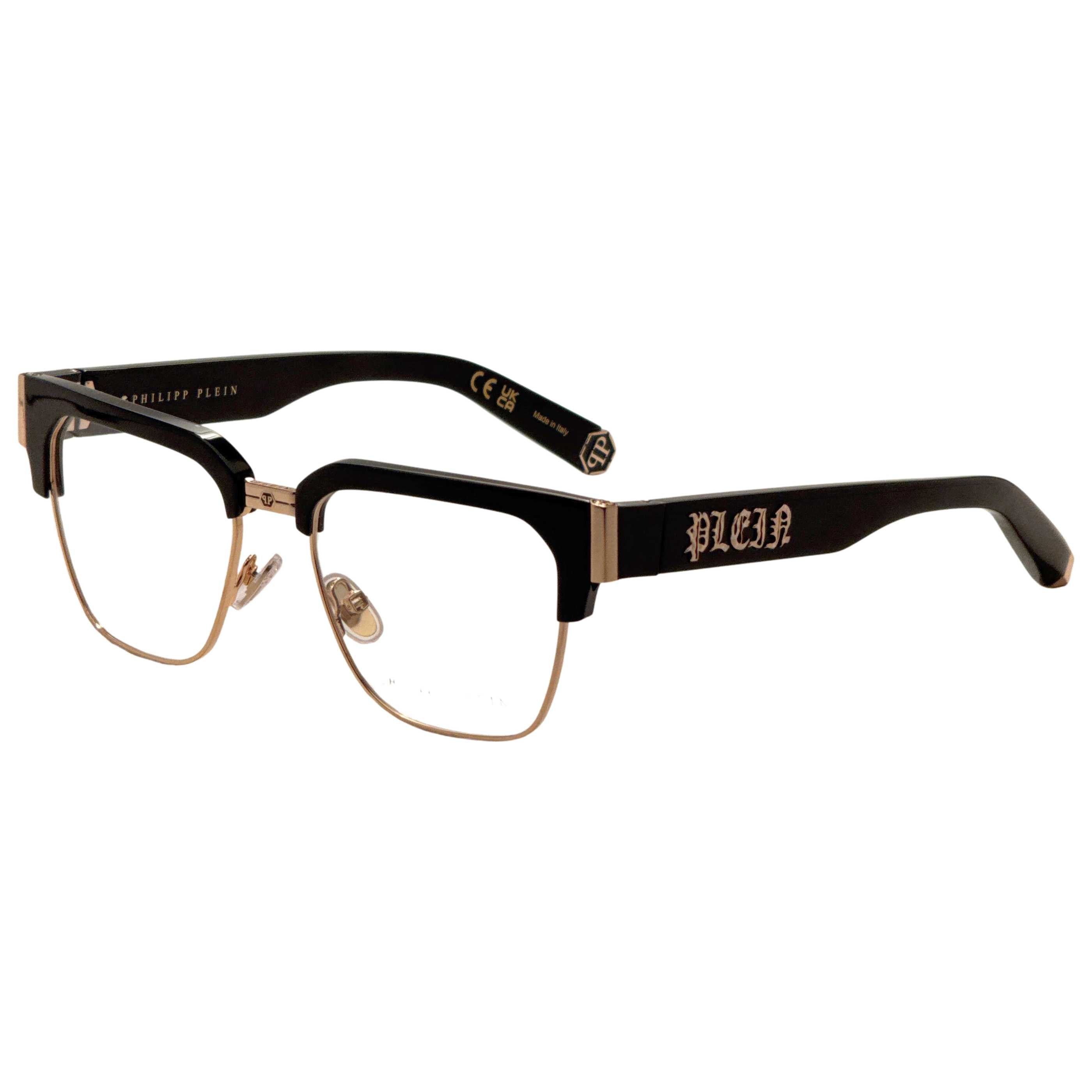 משקפי ראייה Philipp Plein דגם Vpp113M530300 לגברים 53 מ״מ בצבע רוז גולד