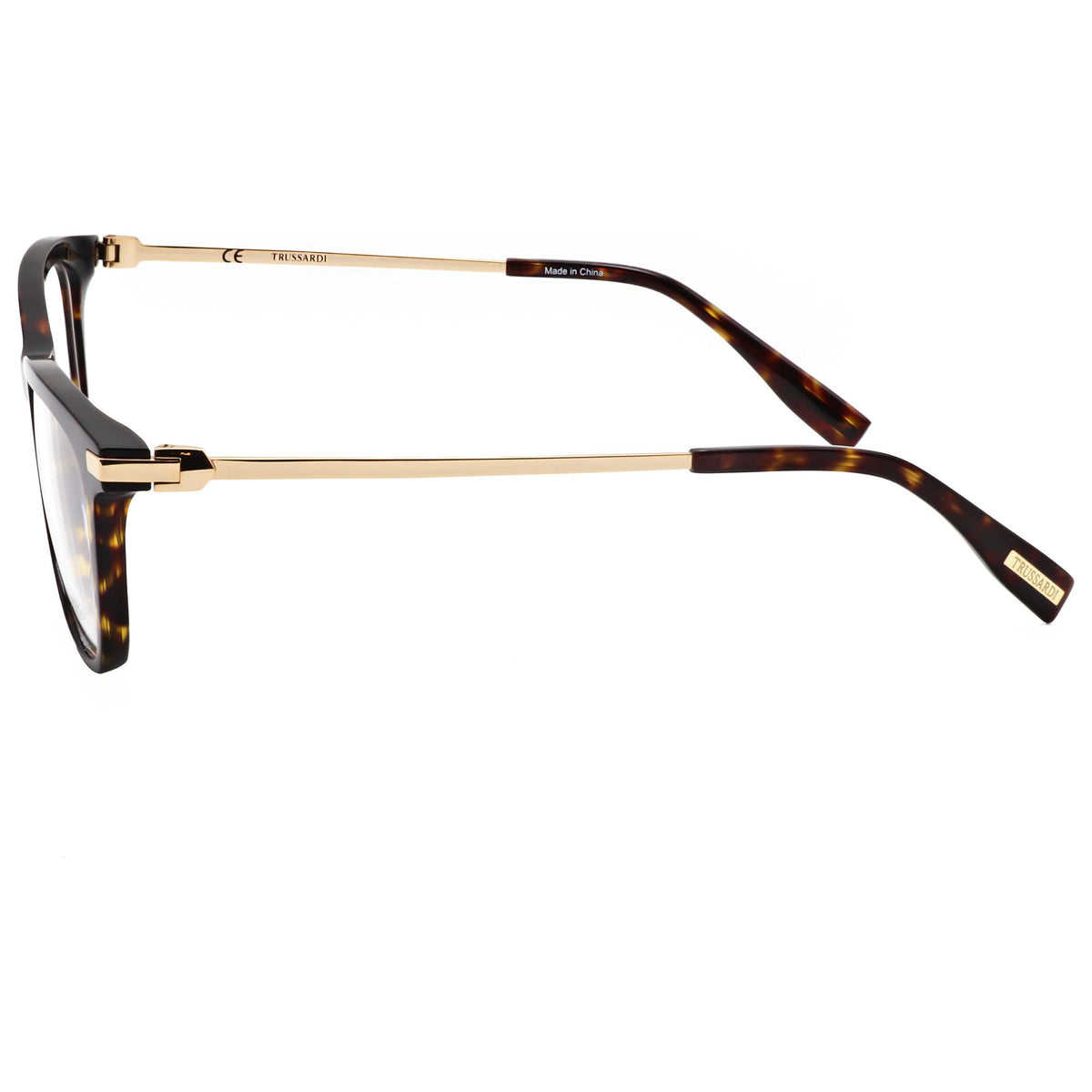 משקפי ראייה Trussardi דגם Vtr104 לנשים 54 מ״מ בצבע הוואנה