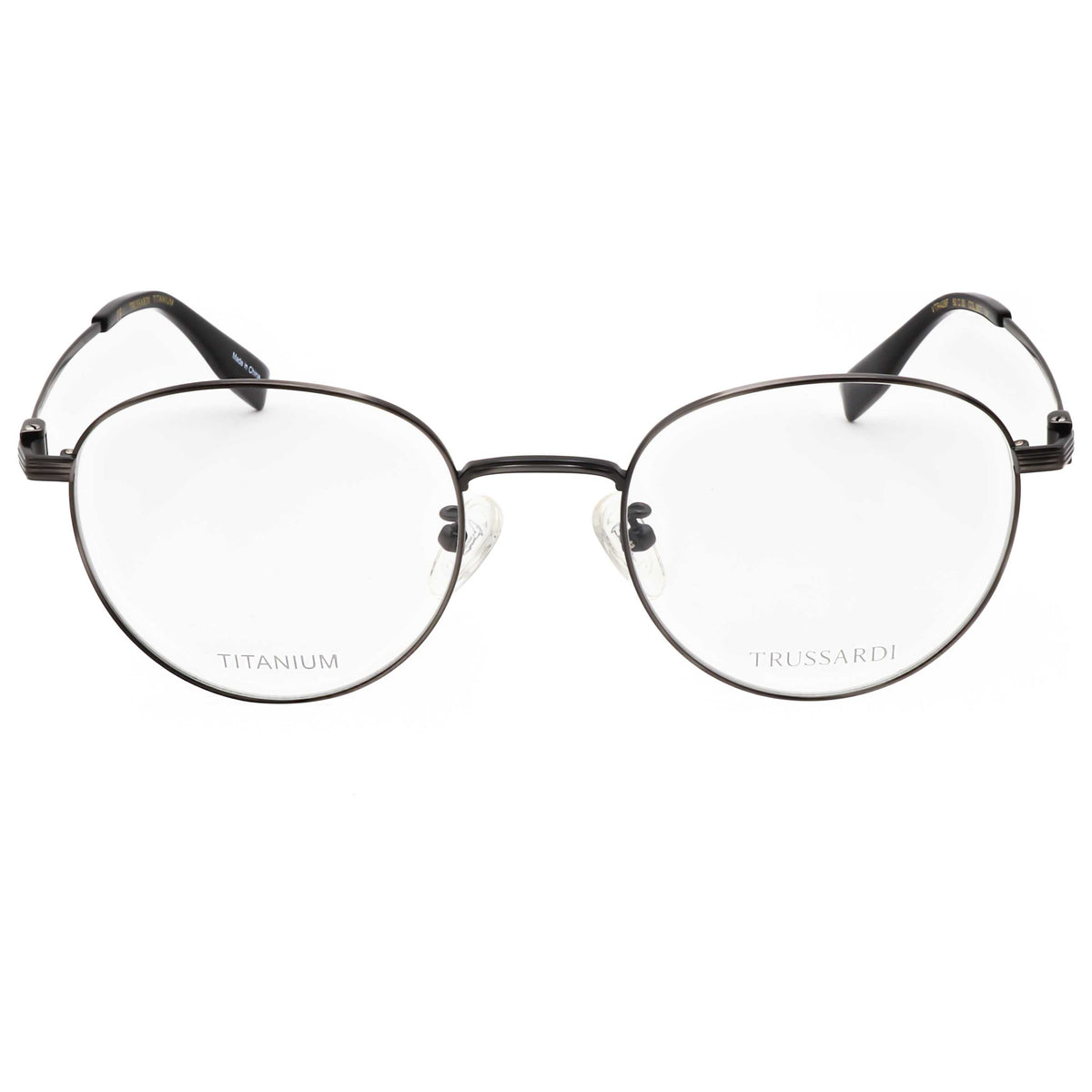 Trussardi Unisex 50mm Matte Light Gunmetal Eyeglasses VTR428F-627-50