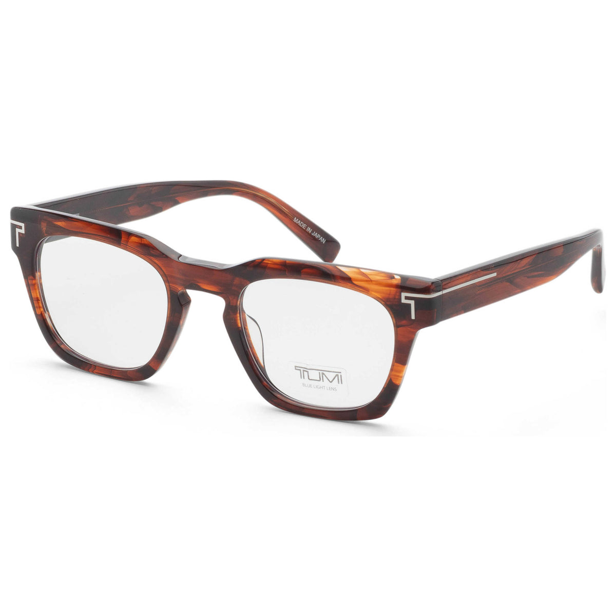 Tumi Men's 50 mm Brown Smoke Eyeglasses VTU533500BRO