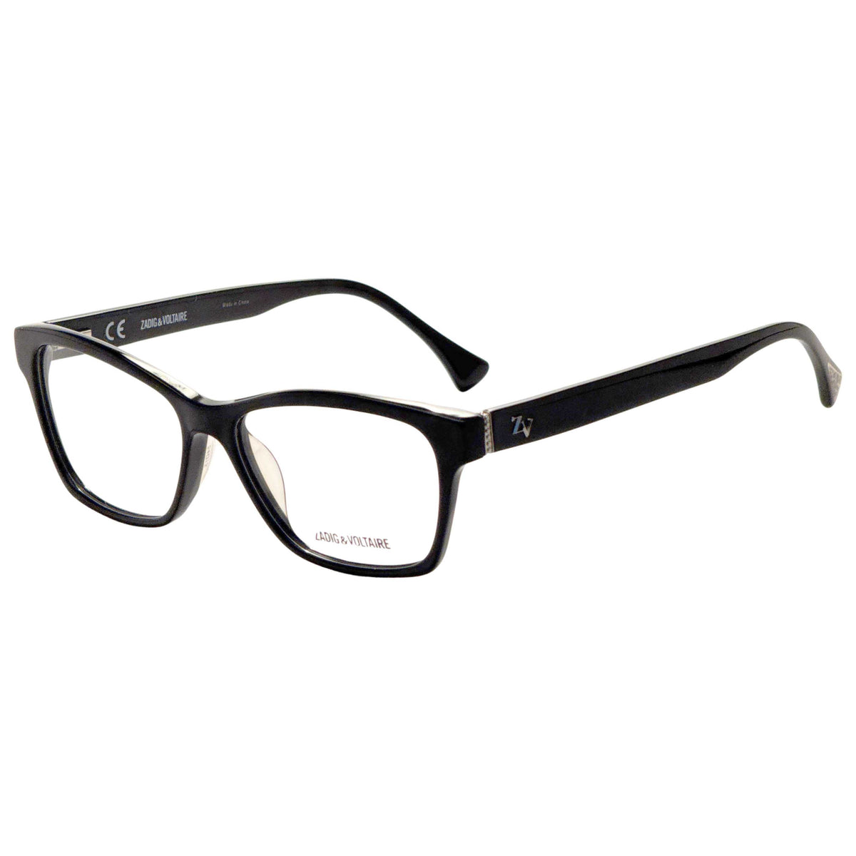 Zadig & Voltaire Unisex 54 mm Black Eyeglasses VZV012-540700
