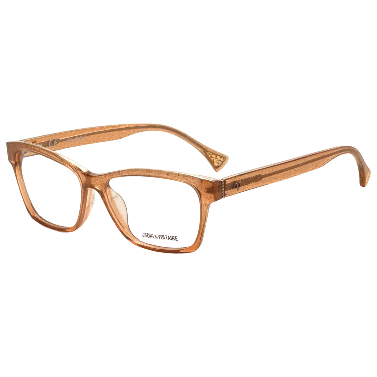 Zadig & Voltaire Unisex 54 mm Rose Eyeglasses VZV012-540GFC