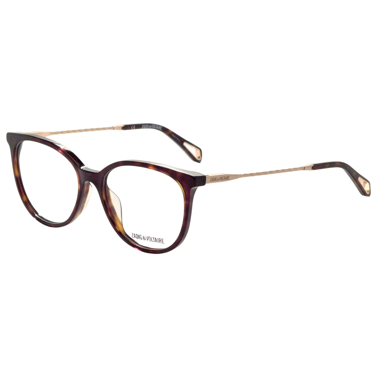 Zadig & Voltaire Women's 52 mm Dark Havana Eyeglasses VZV288-520722