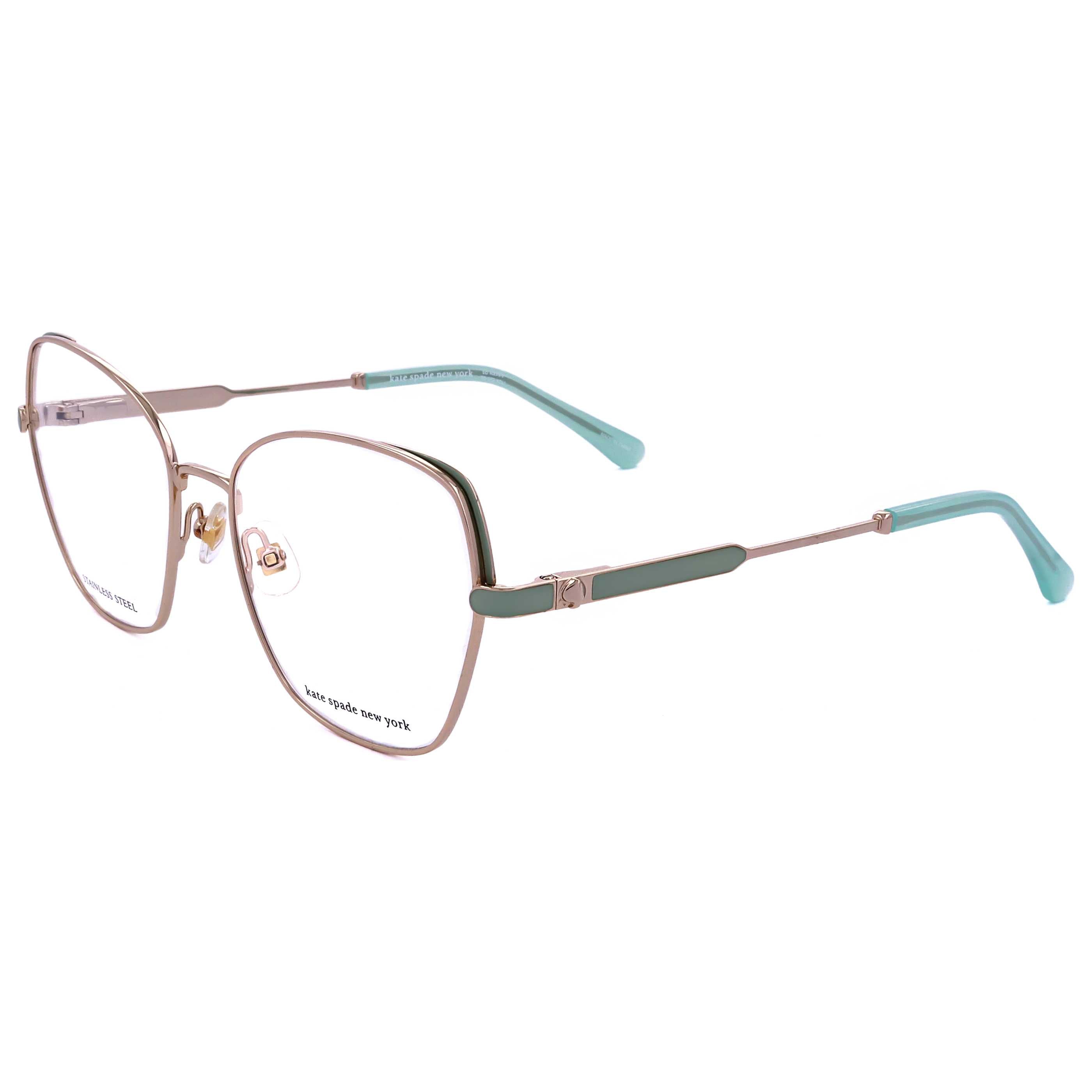 משקפי ראייה Kate Spade דגם Zeena לנשים 54 מ״מ בצבע זהב ירוק