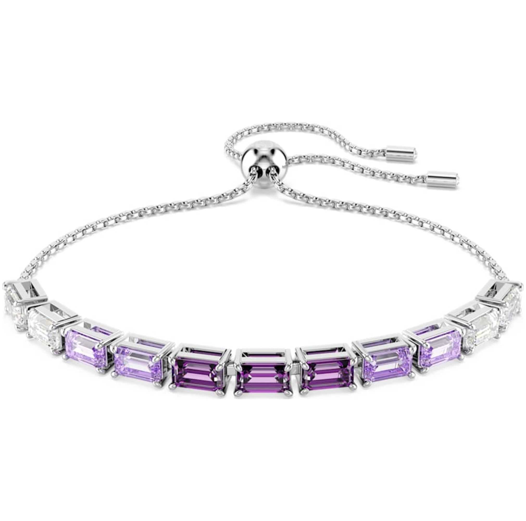 צמיד Matrix עם קריסטל סגול של Swarovski