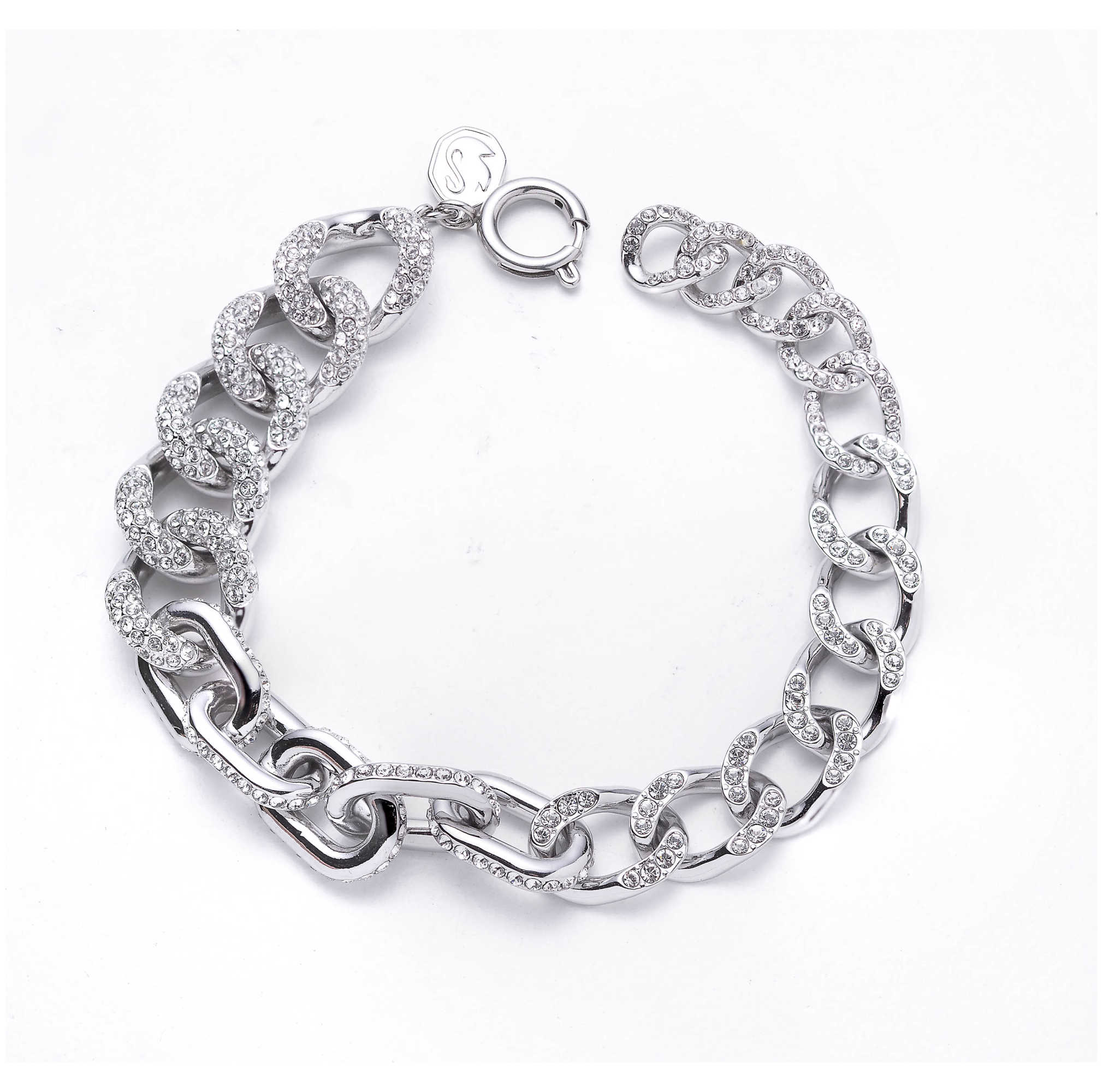 צמיד Dextera עם קריסטל לבן של Swarovski