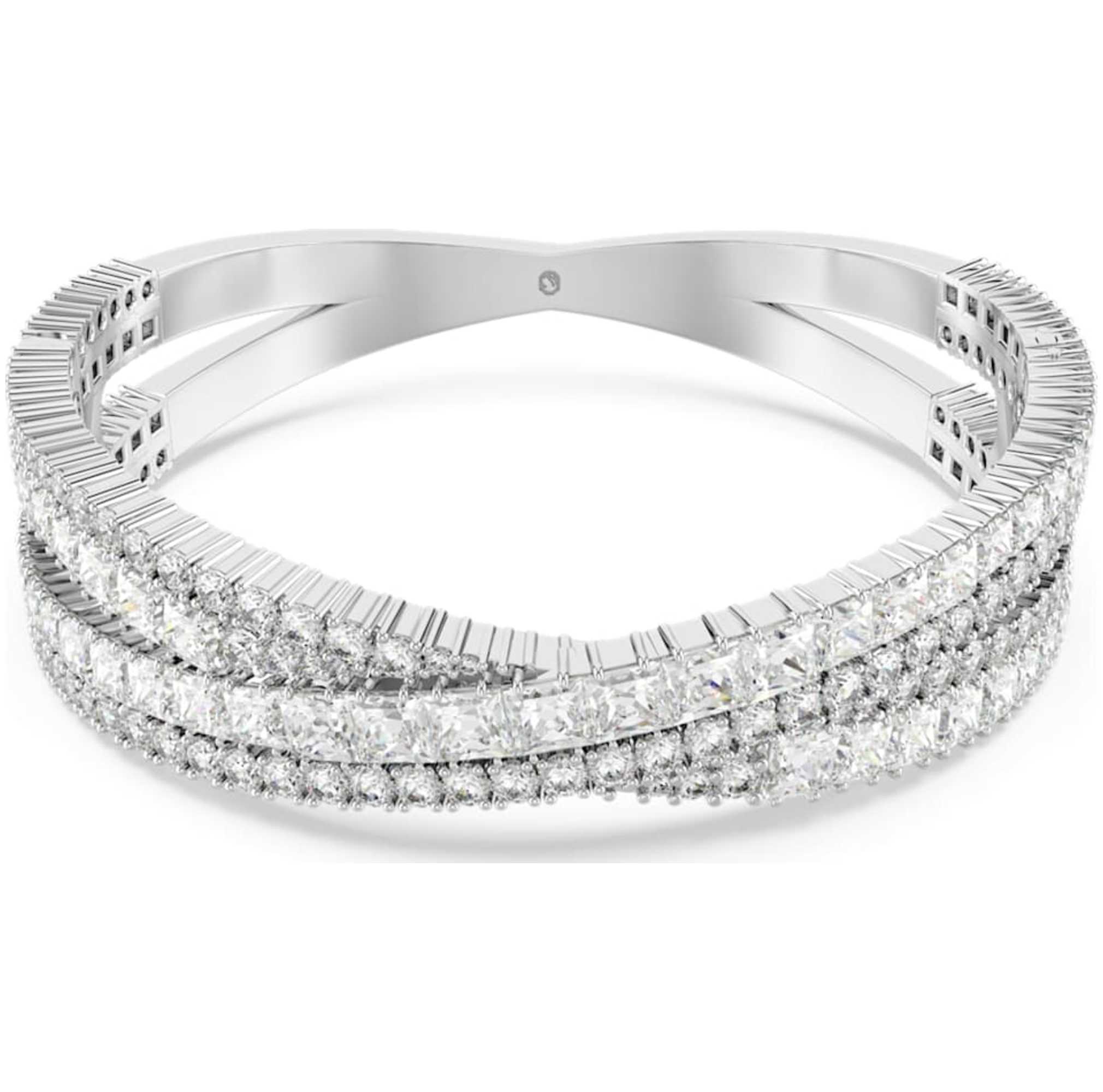 צמיד Hyperbola עם קריסטל לבן של Swarovski