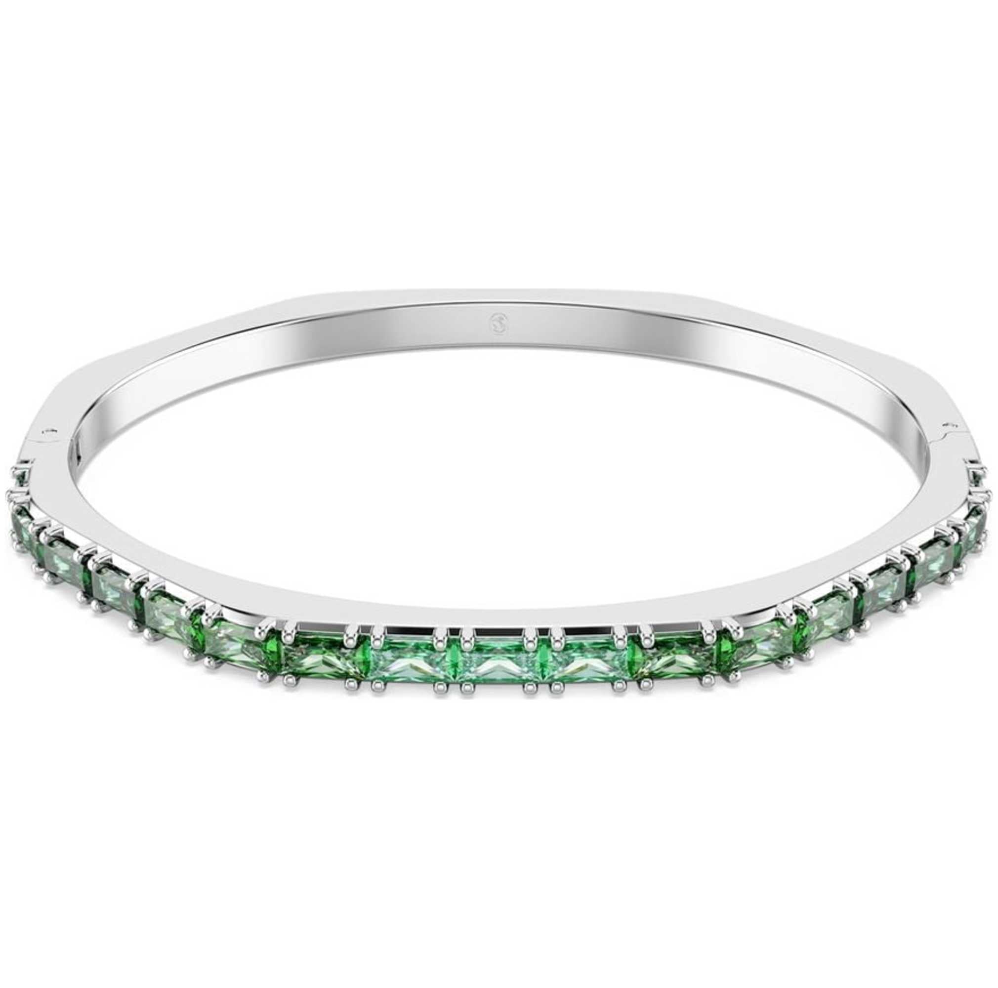 צמיד Matrix עם קריסטל ירוק של Swarovski
